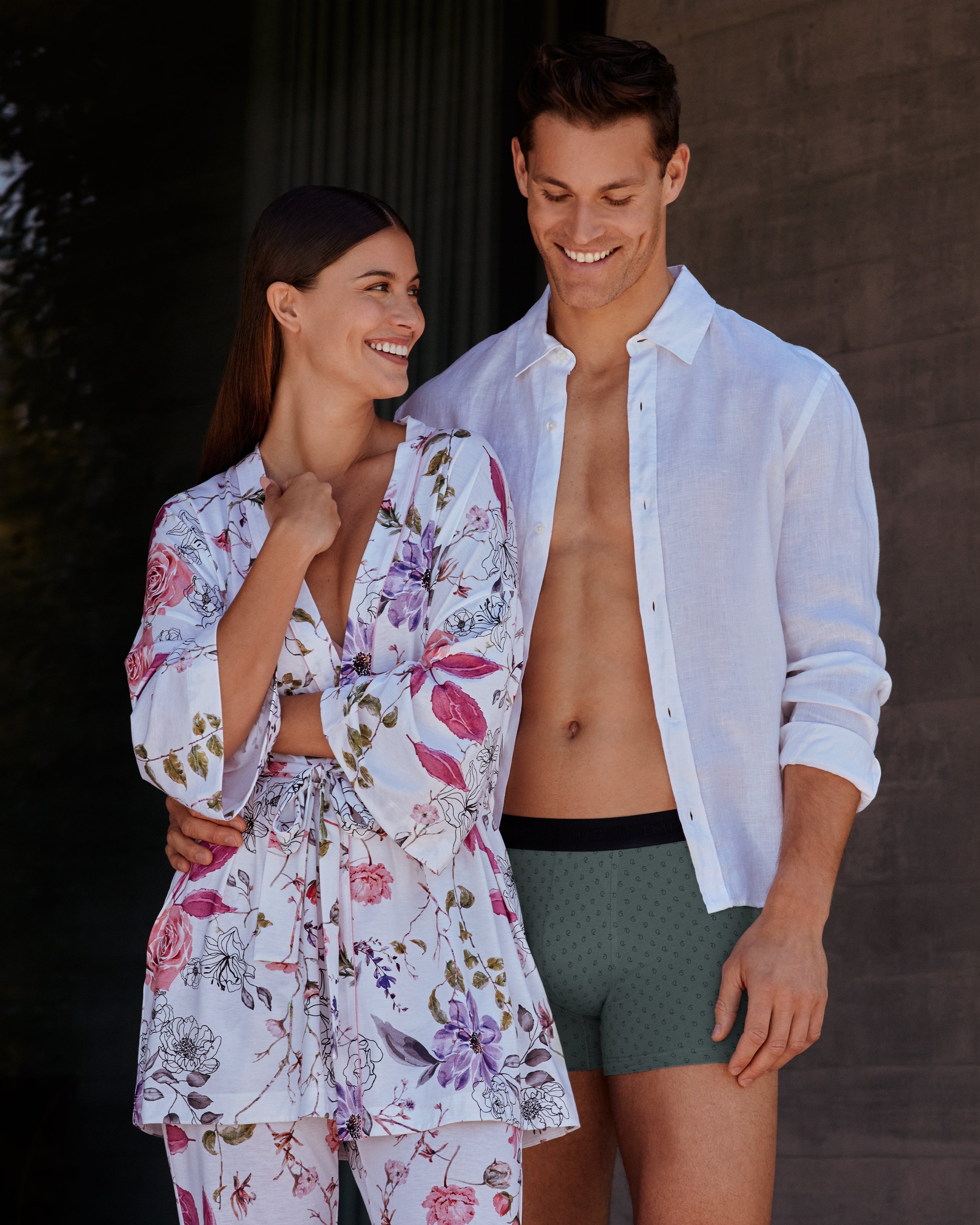Packung mit 2 Herren-boxer shorts aus Baumwolle