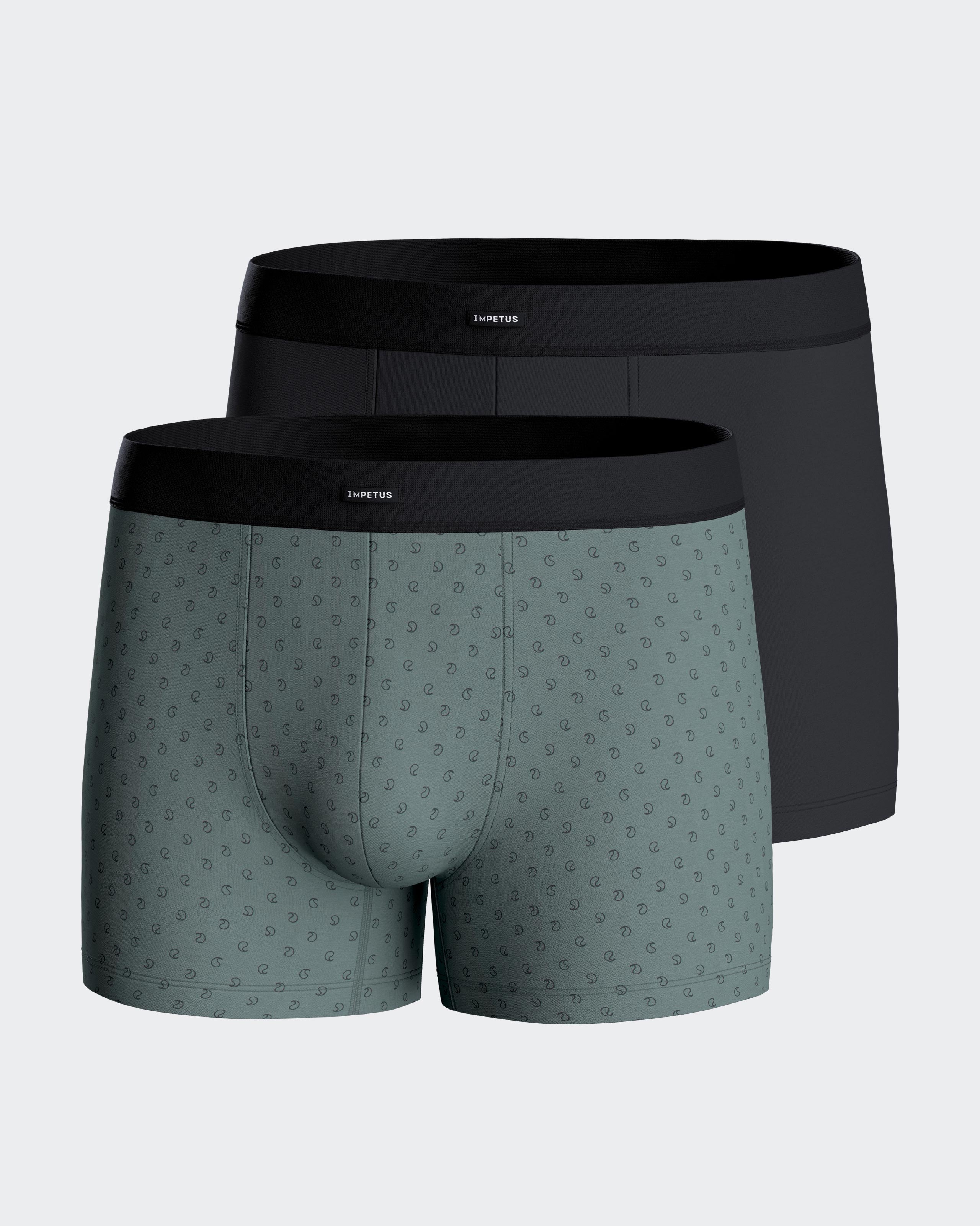Packung mit 2 Herren-boxer shorts aus Baumwolle
