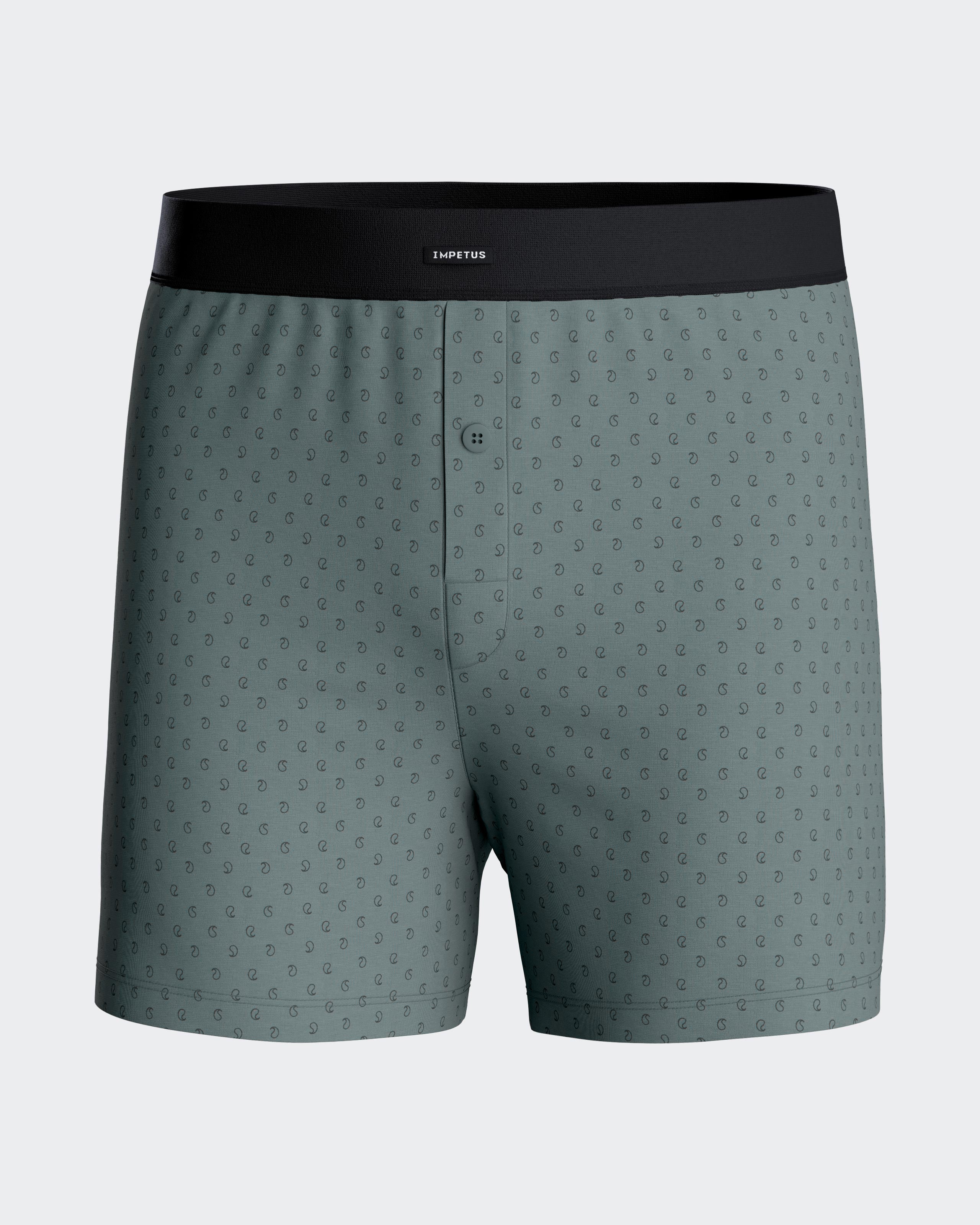 Boxershort de homem com botão em Algodão