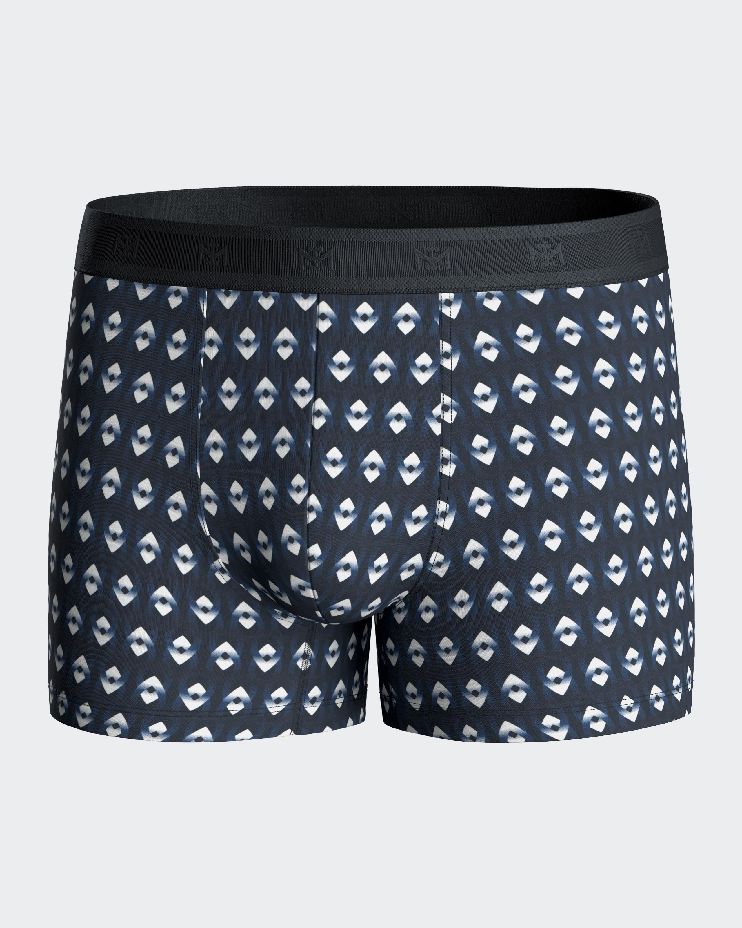 Boxer de punto de hombre estampado en Lyocell