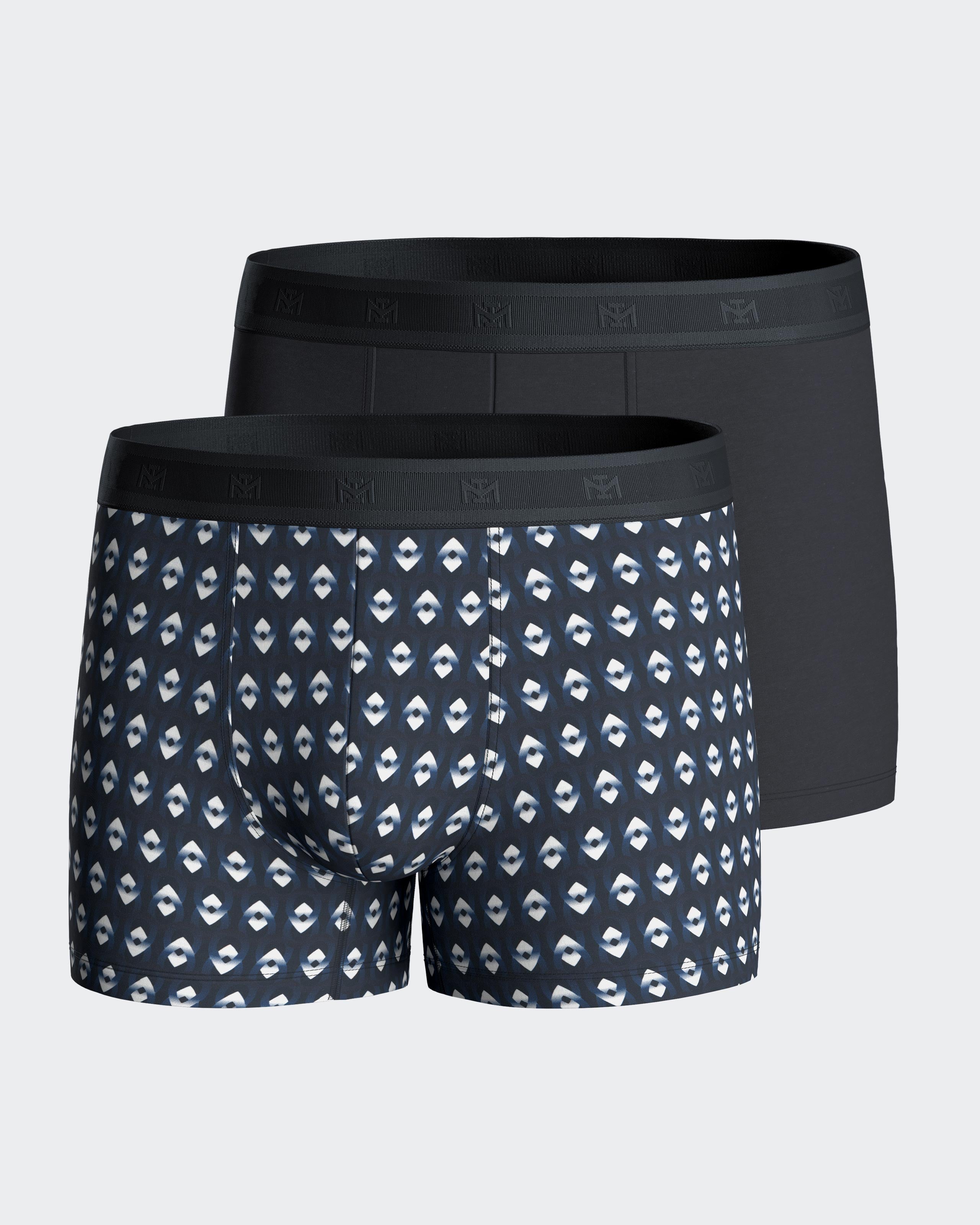 Pack 2 boxers de homem em algodão Lyocell
