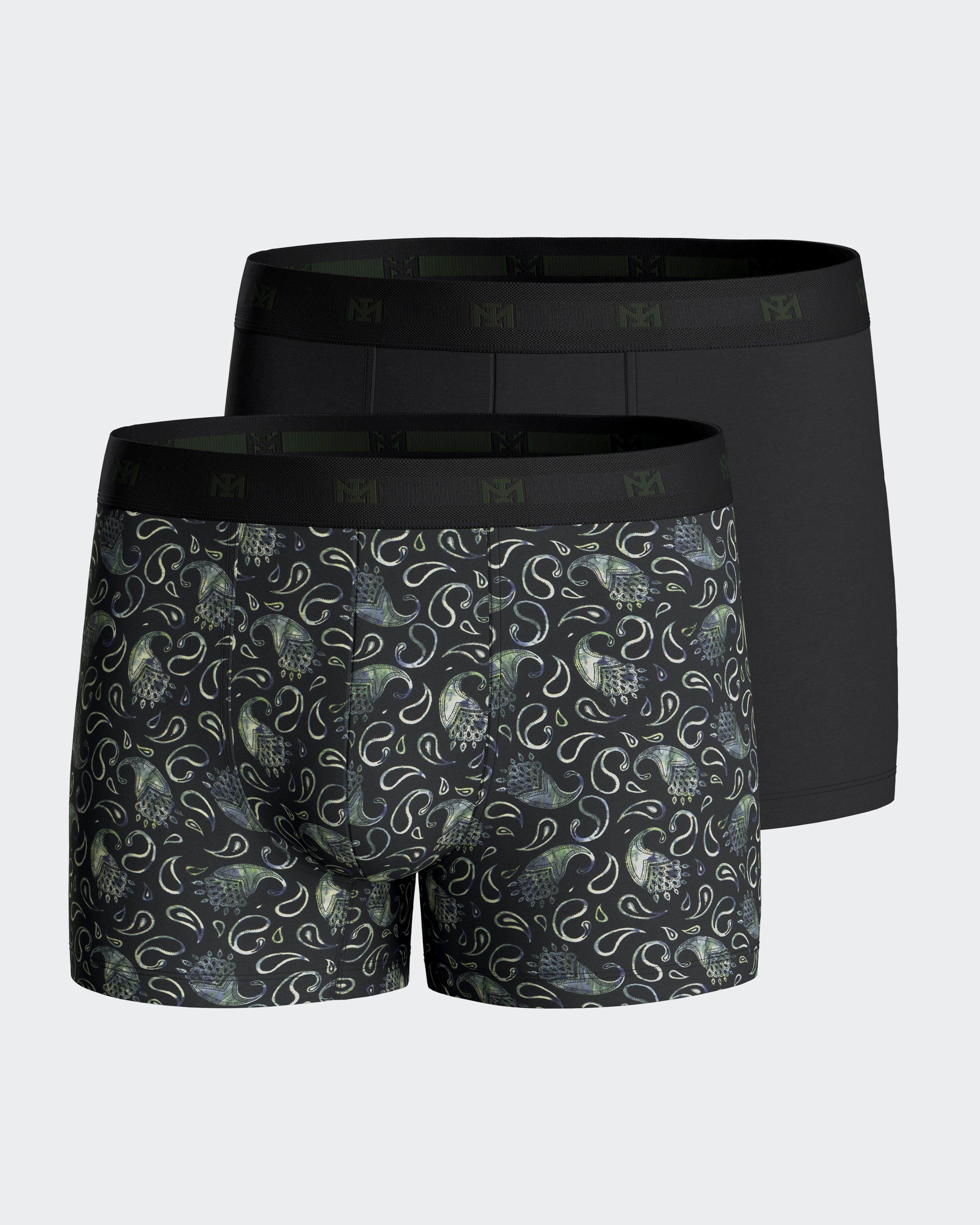 Pack 2 boxers em algodão Lyocell