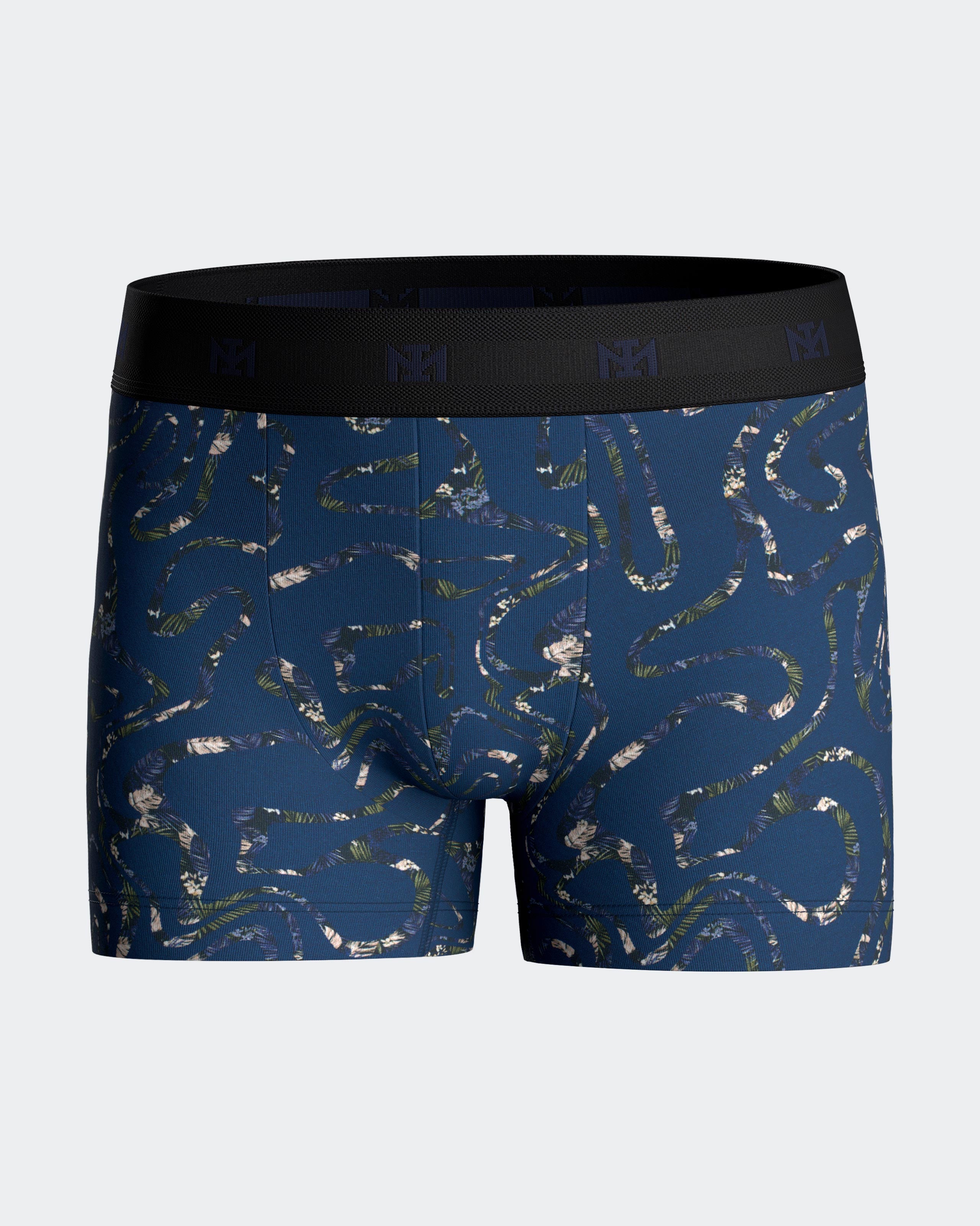 Pack 2 boxers de niño liso y estampado en algodón