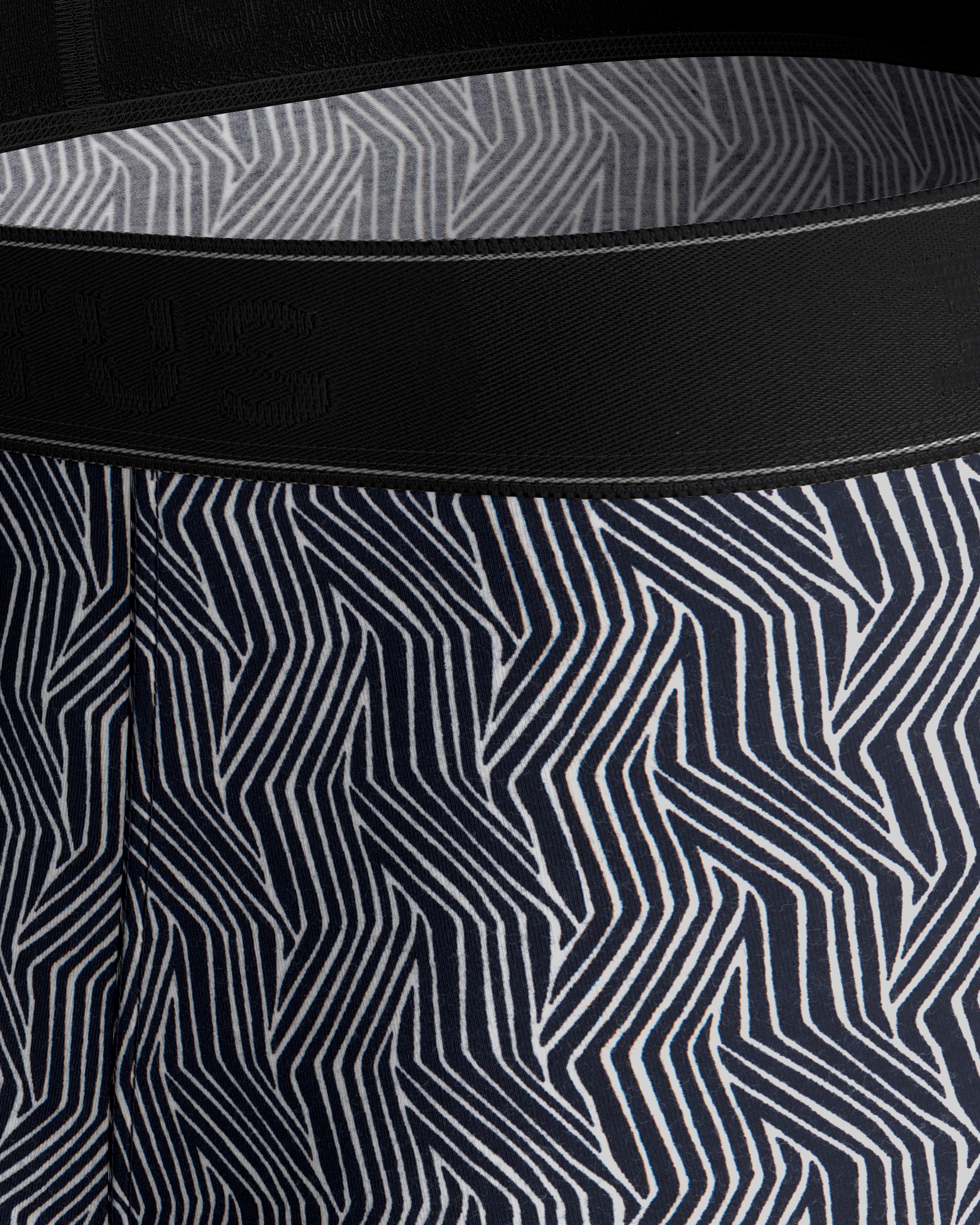 Boxer de homem estampado em algodão