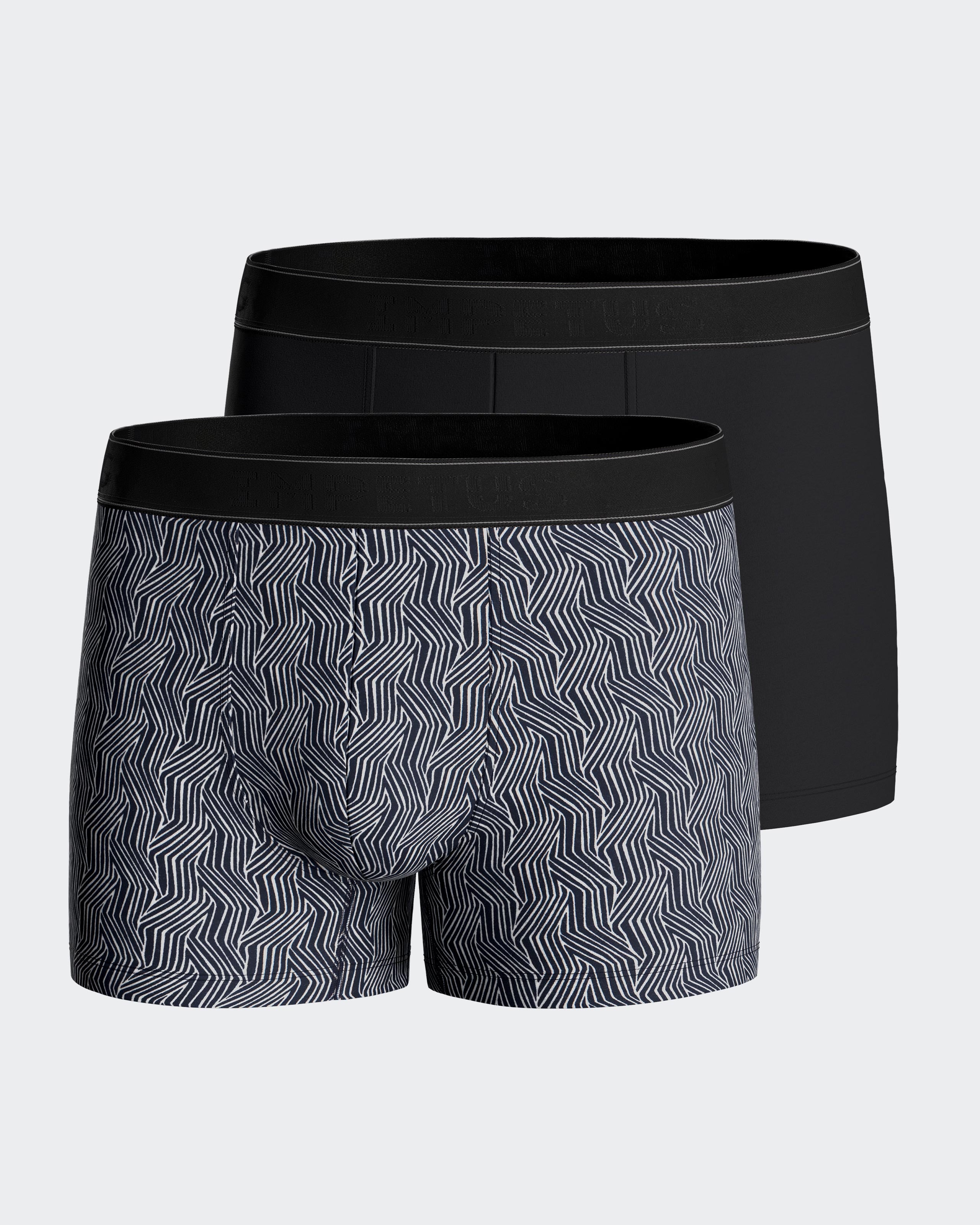 Packung mit 2 Herren-boxer shorts aus Baumwolle