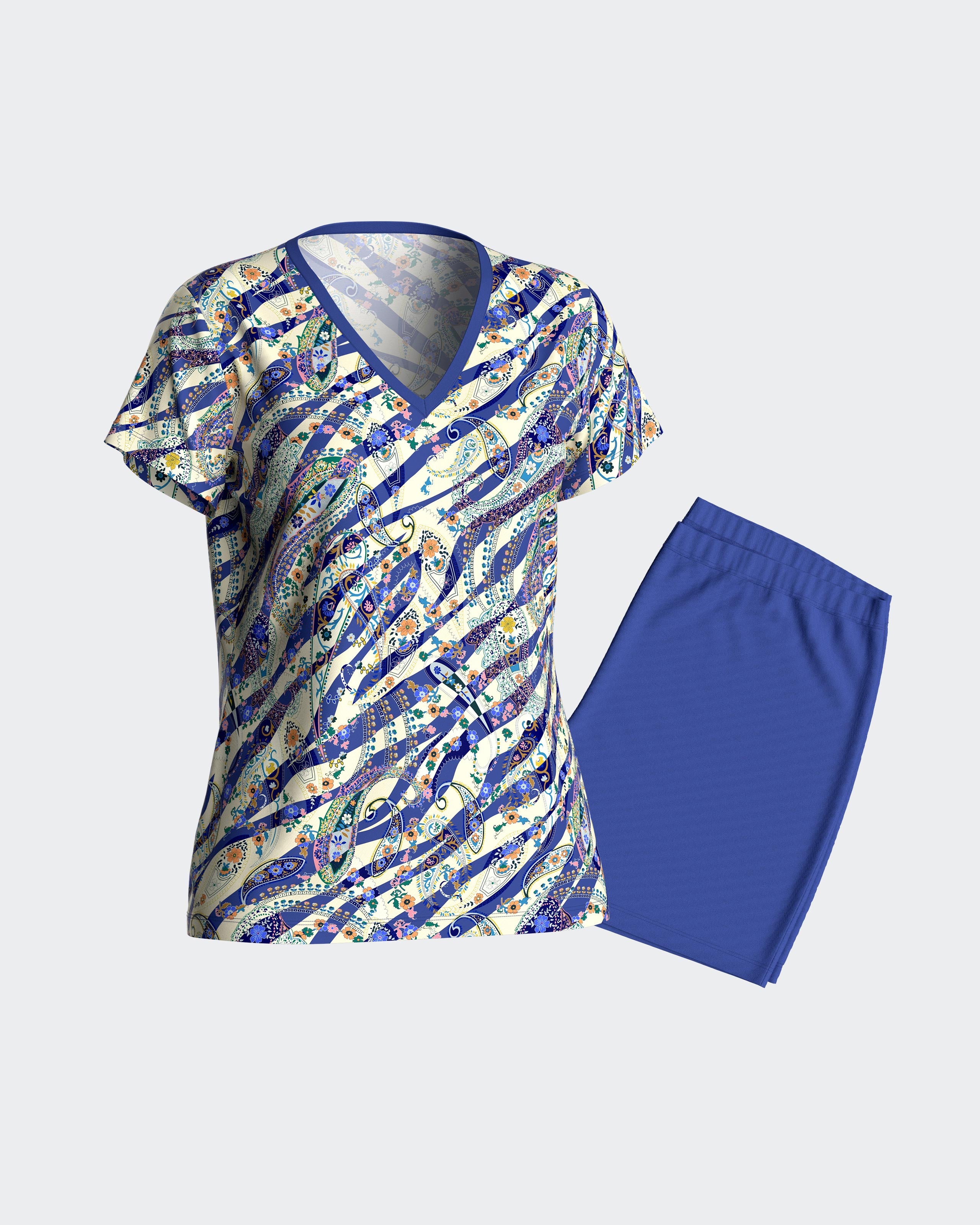 Kurzer Pyjama aus Modal