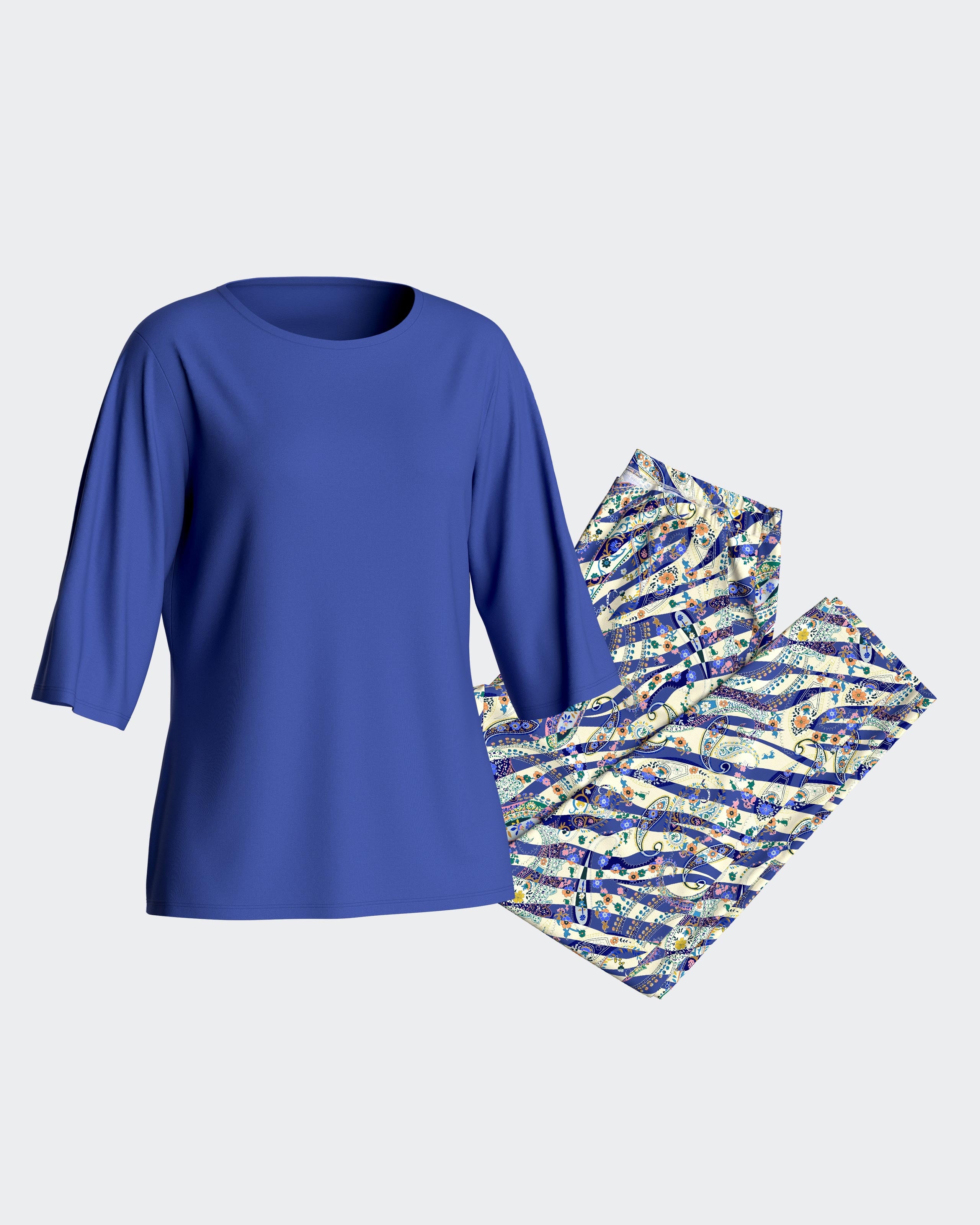 Pijama de mujer largo en Modal