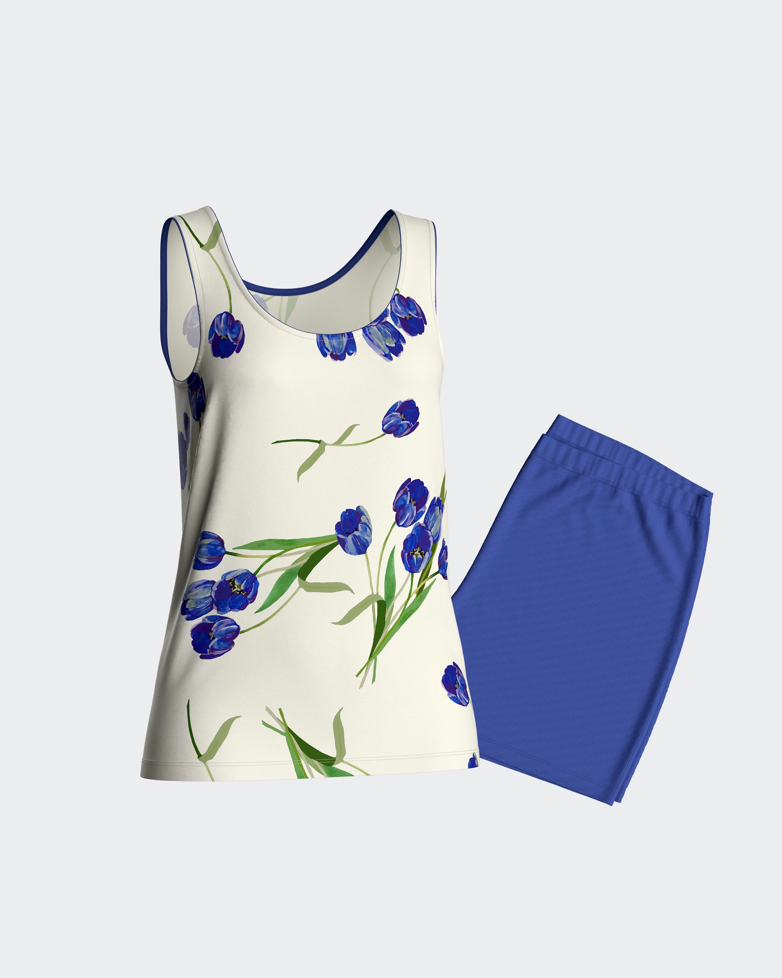 Kurzer Pyjama aus Modal