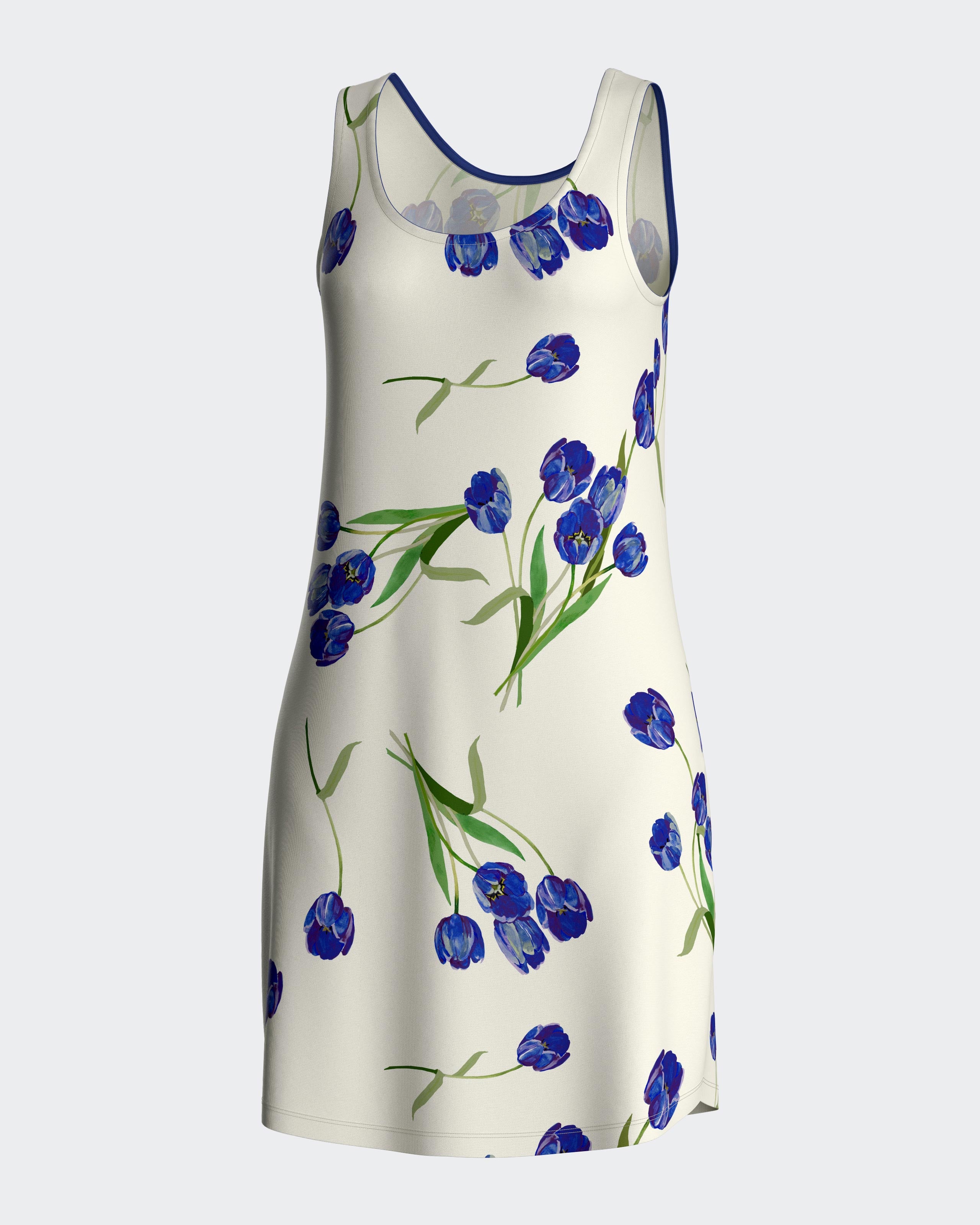 Chemise de nuit floral en Modal