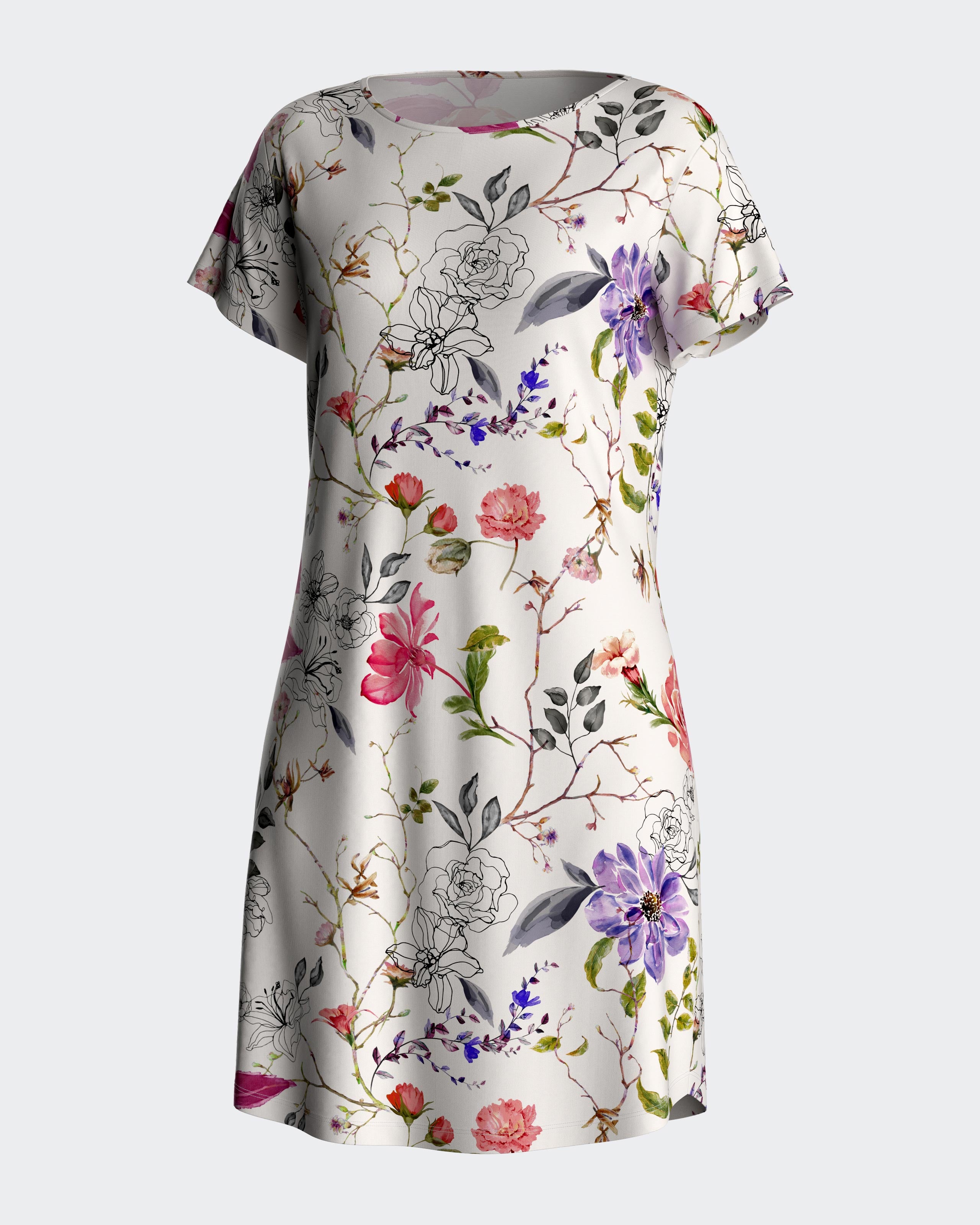 Nightgown in Lyocell Cotton