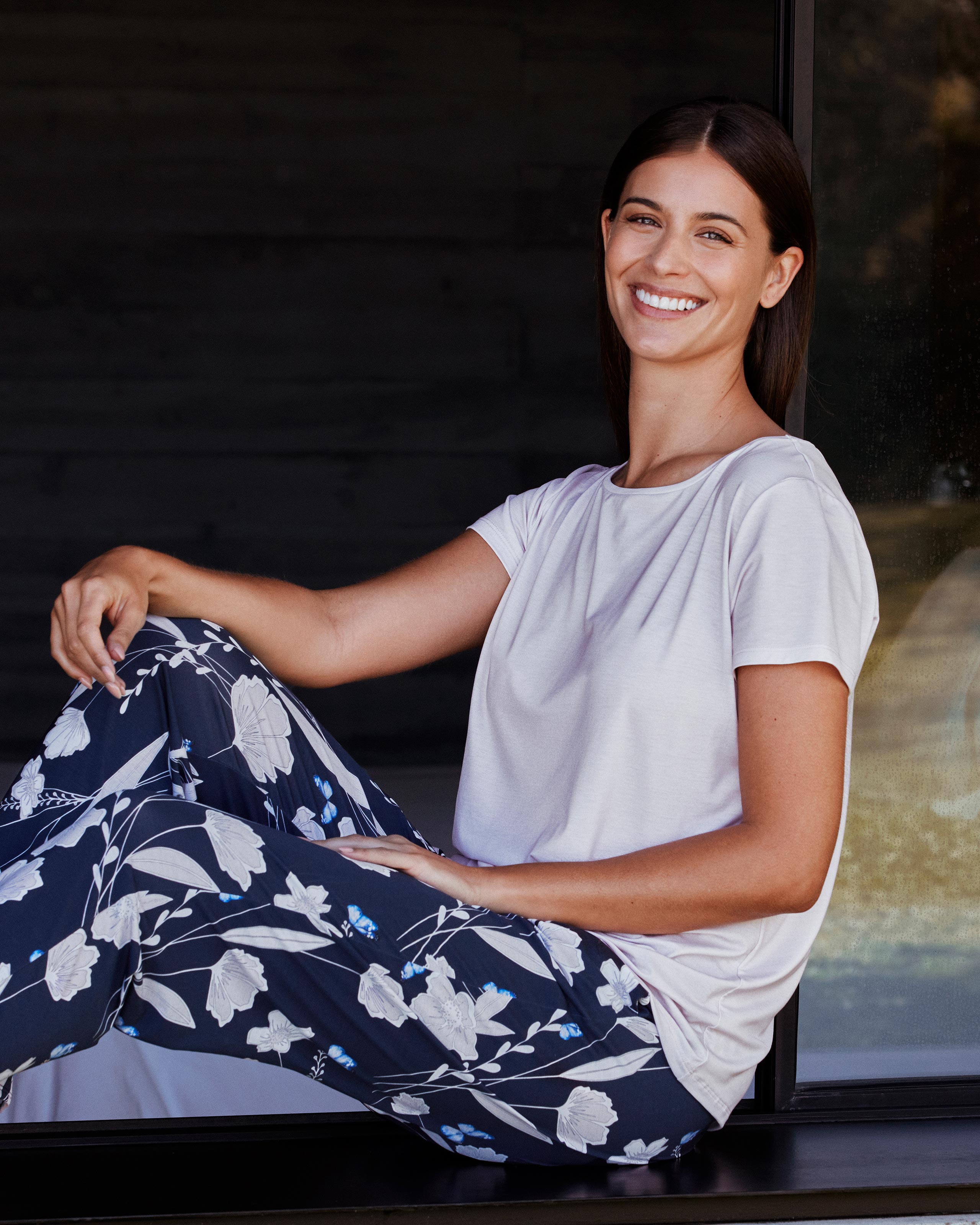 Long pyjama in Lyocell