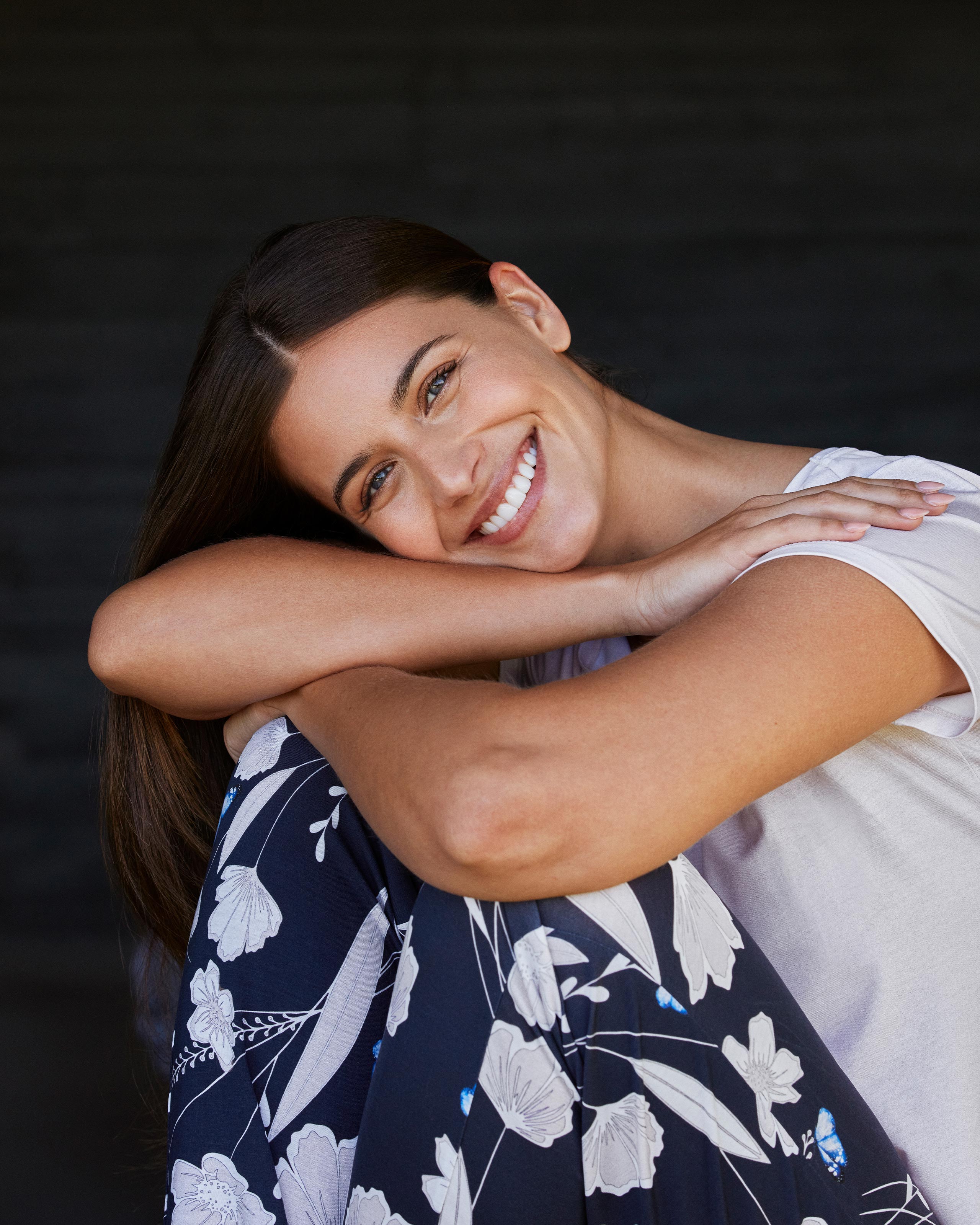 Pijama de mulher comprido em Lyocell