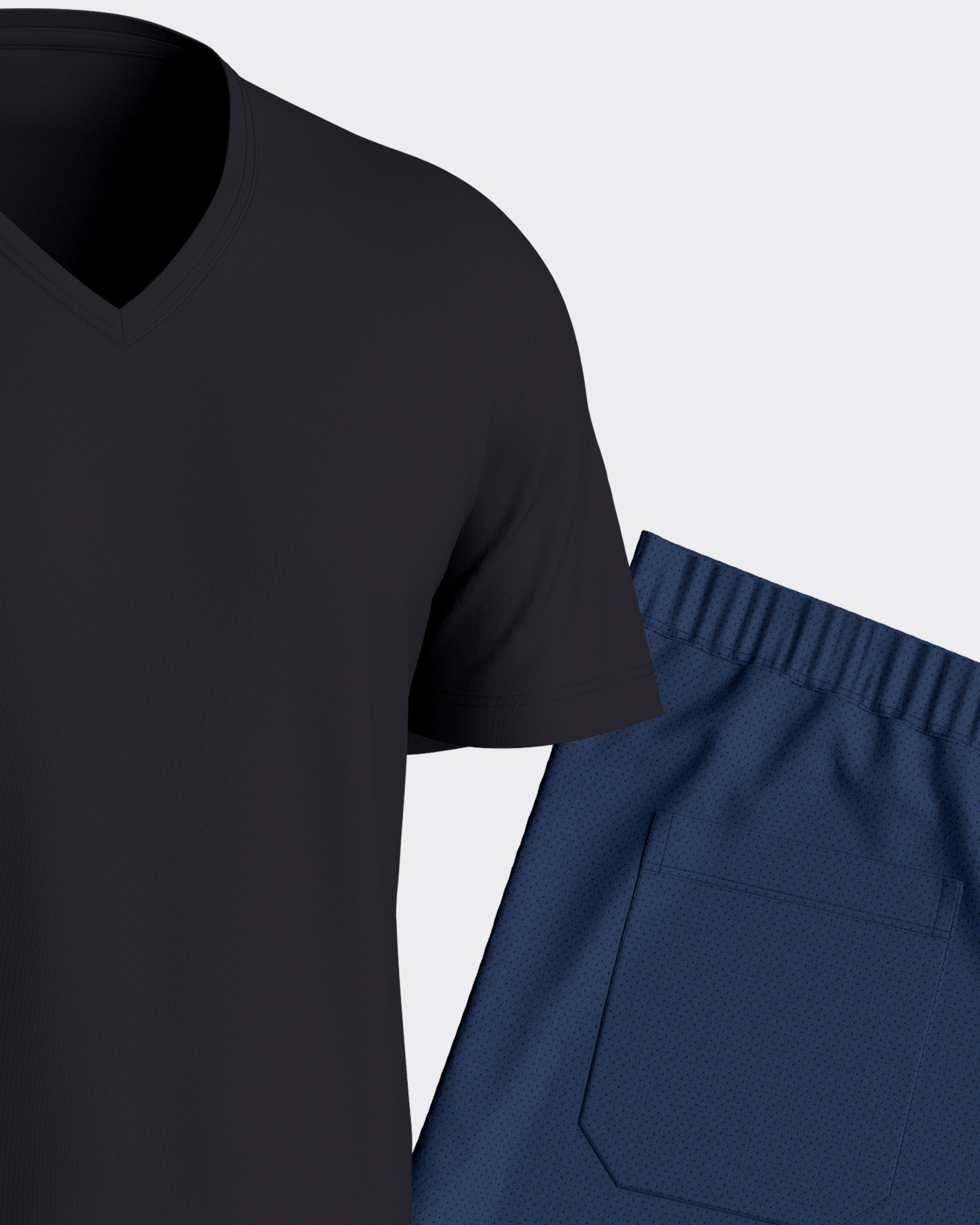 Pyjama court en coton