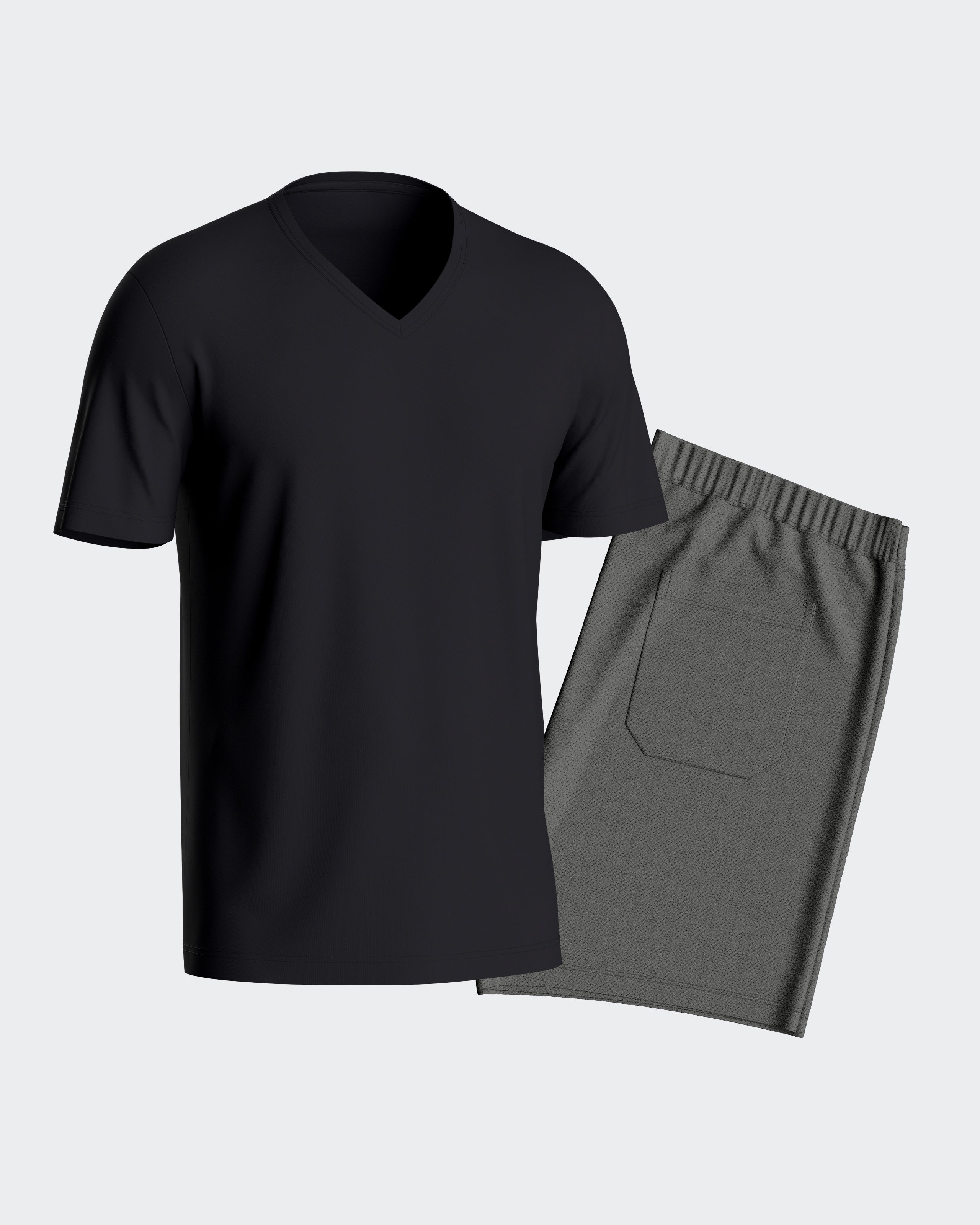 Pyjama court en coton