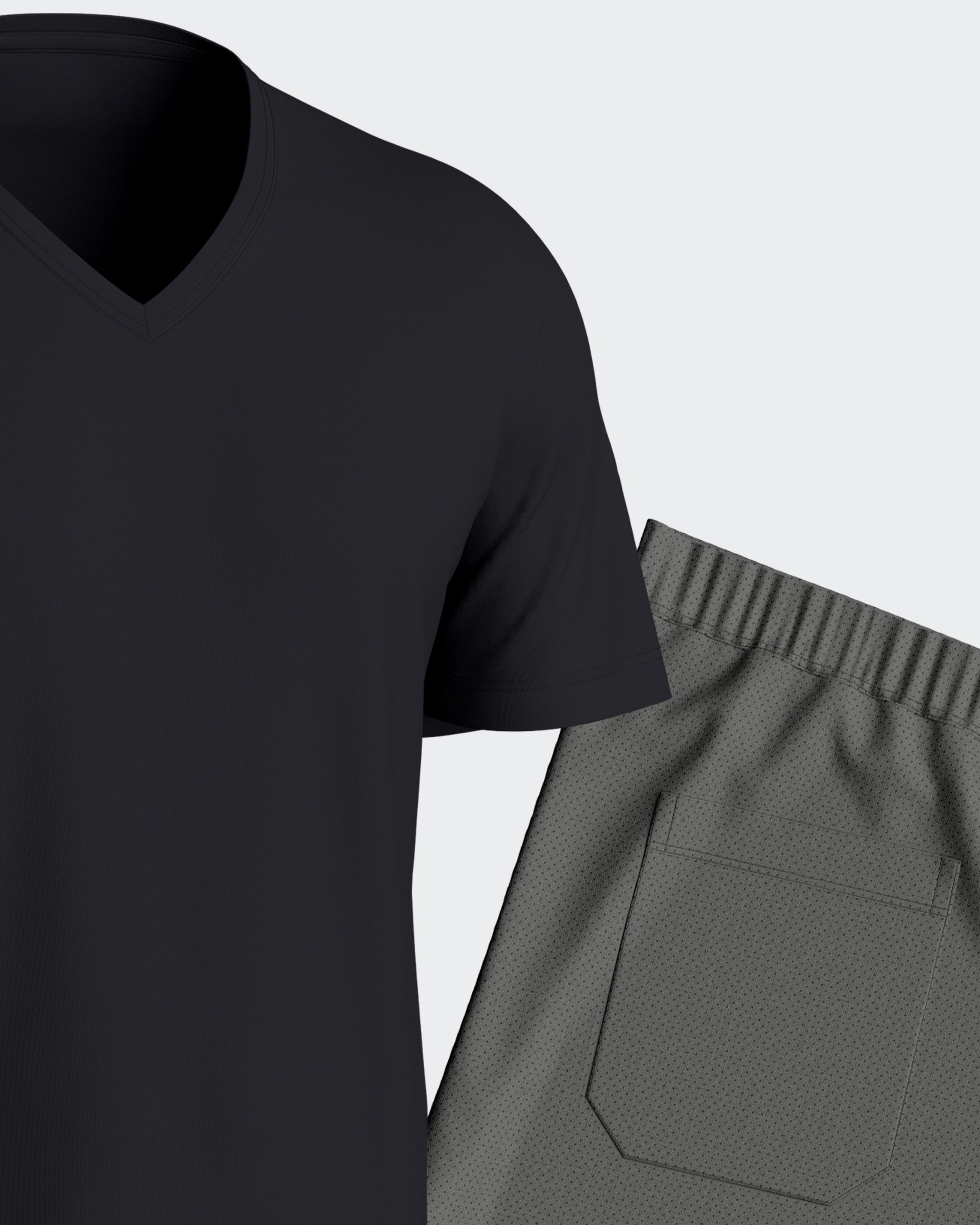 Pyjama court en coton