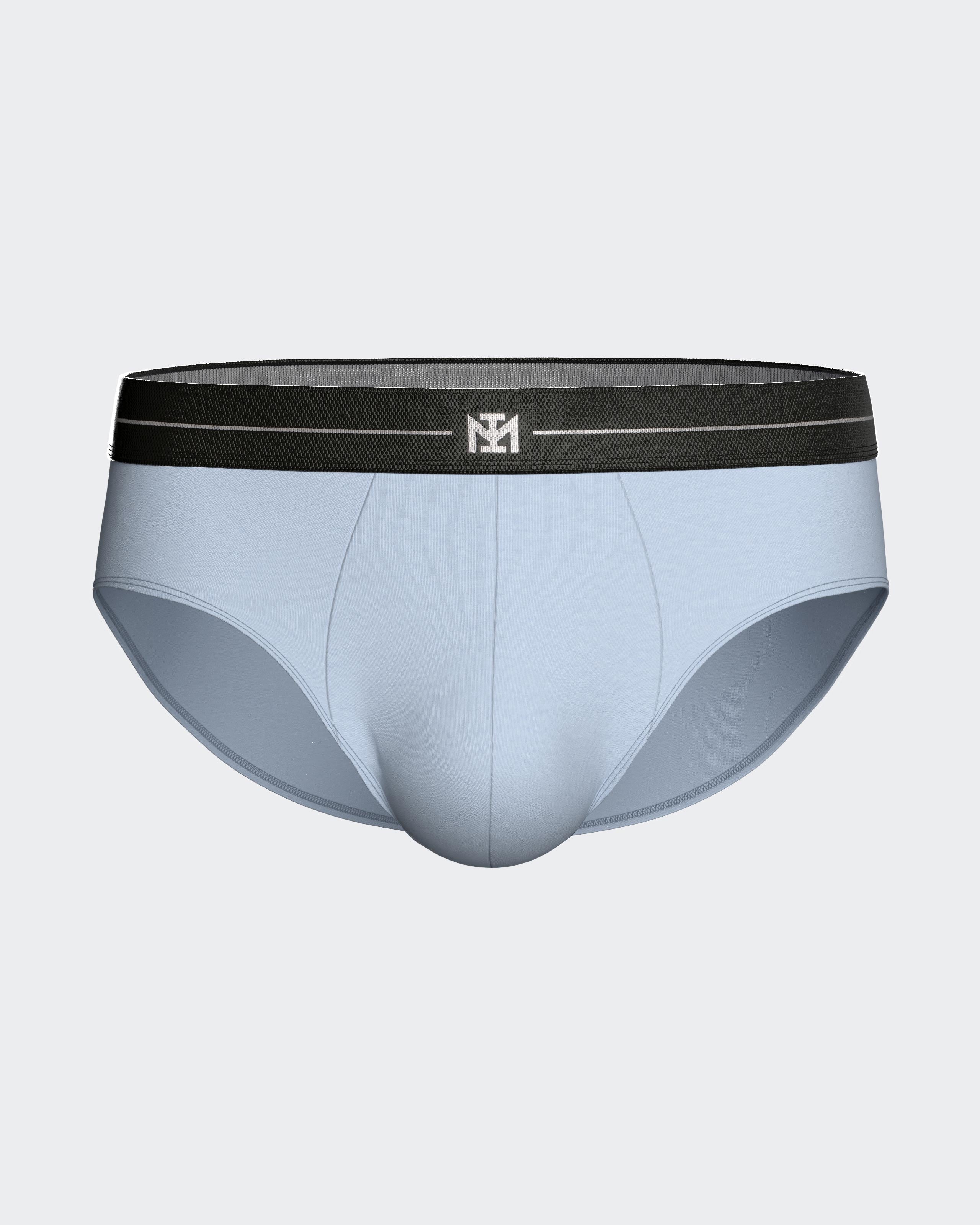Einfarbiger Herrenslip aus Lyocell