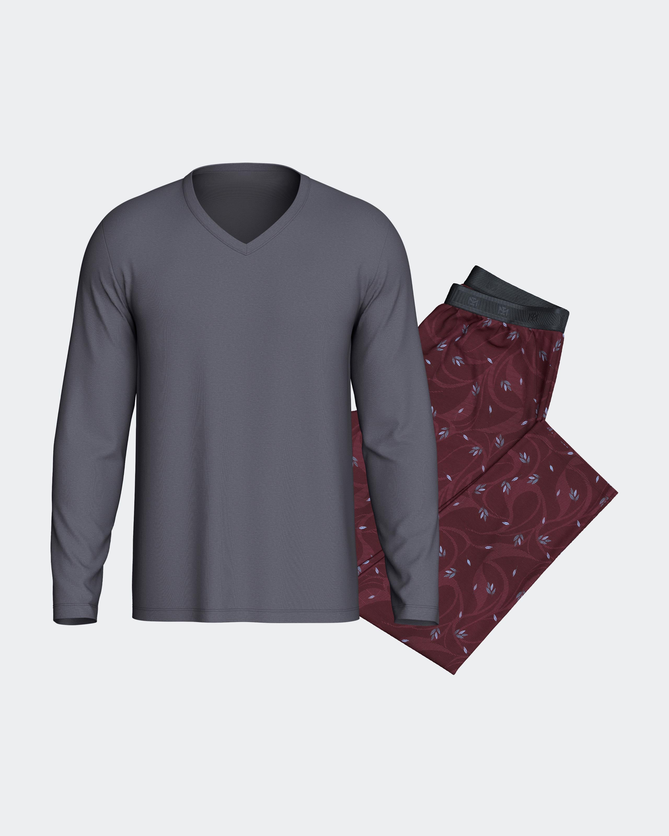 Long men's pyjama in Lyocell cotton