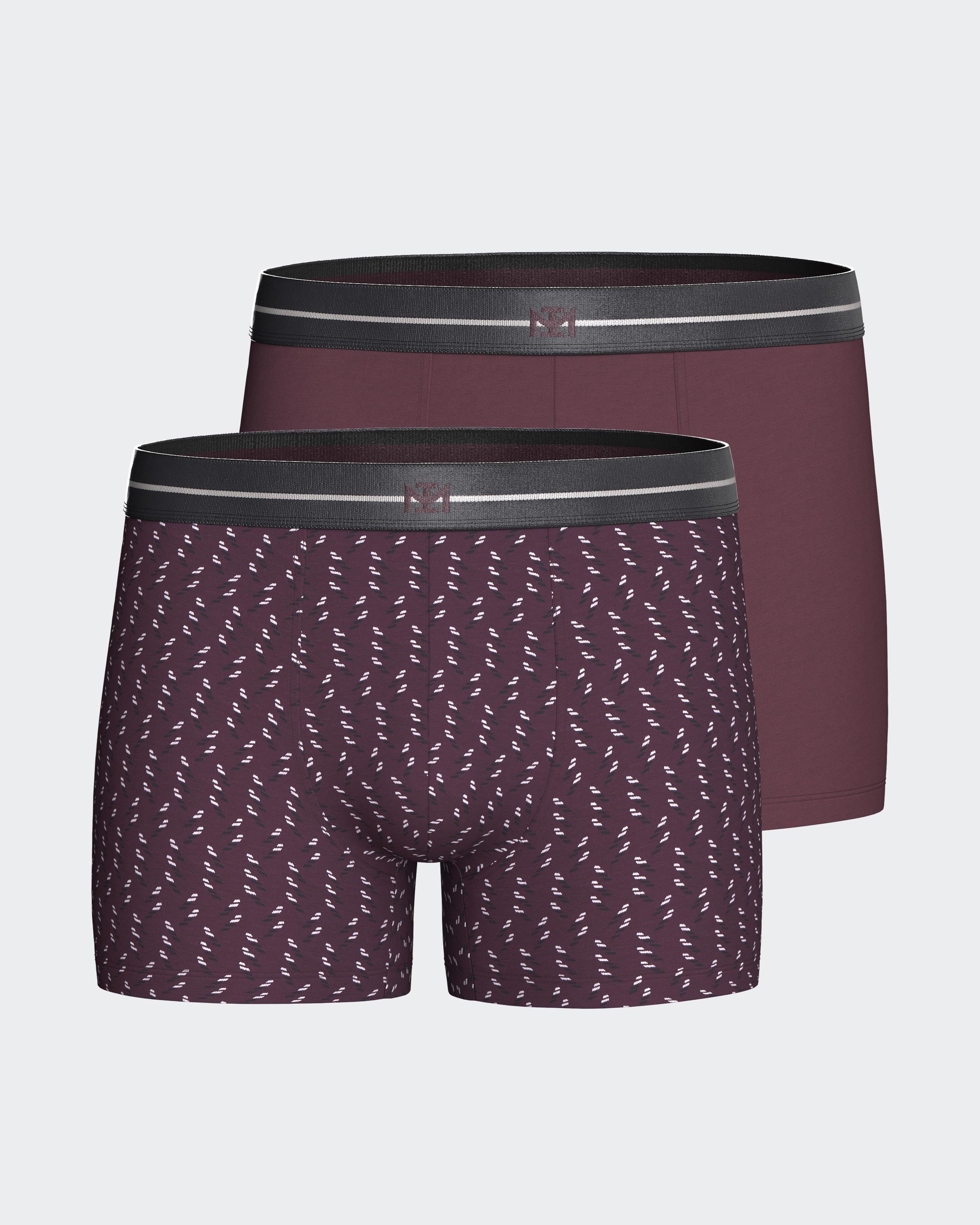 Pack 2 boxers de homem em Algodão Modal
