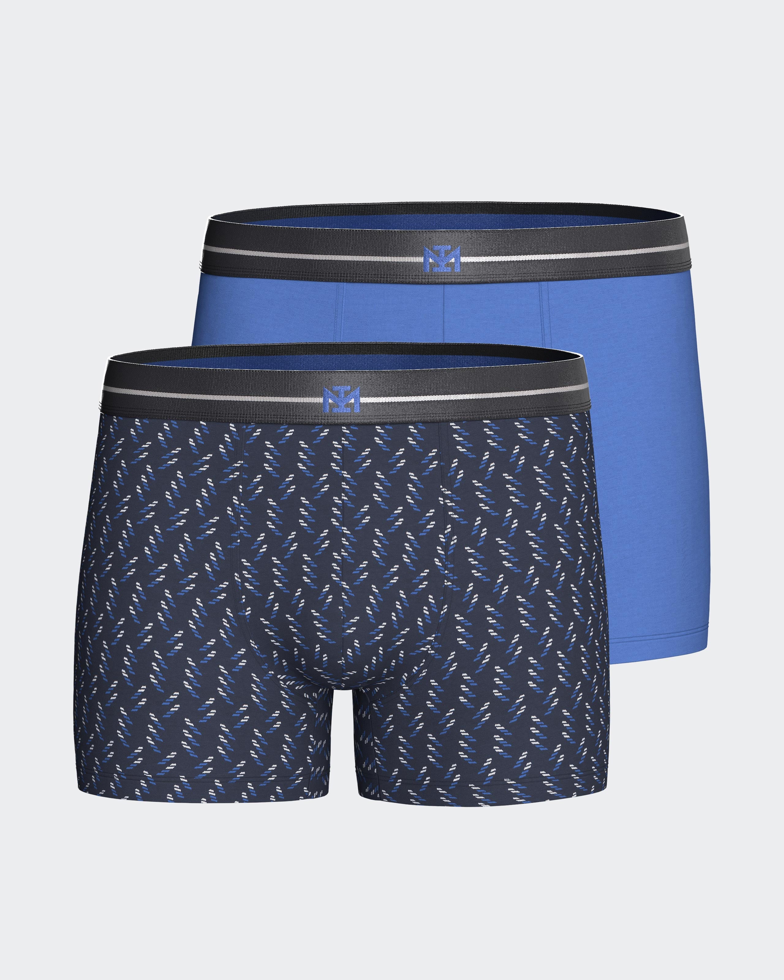 Pack 2 boxers de homem em Algodão Modal