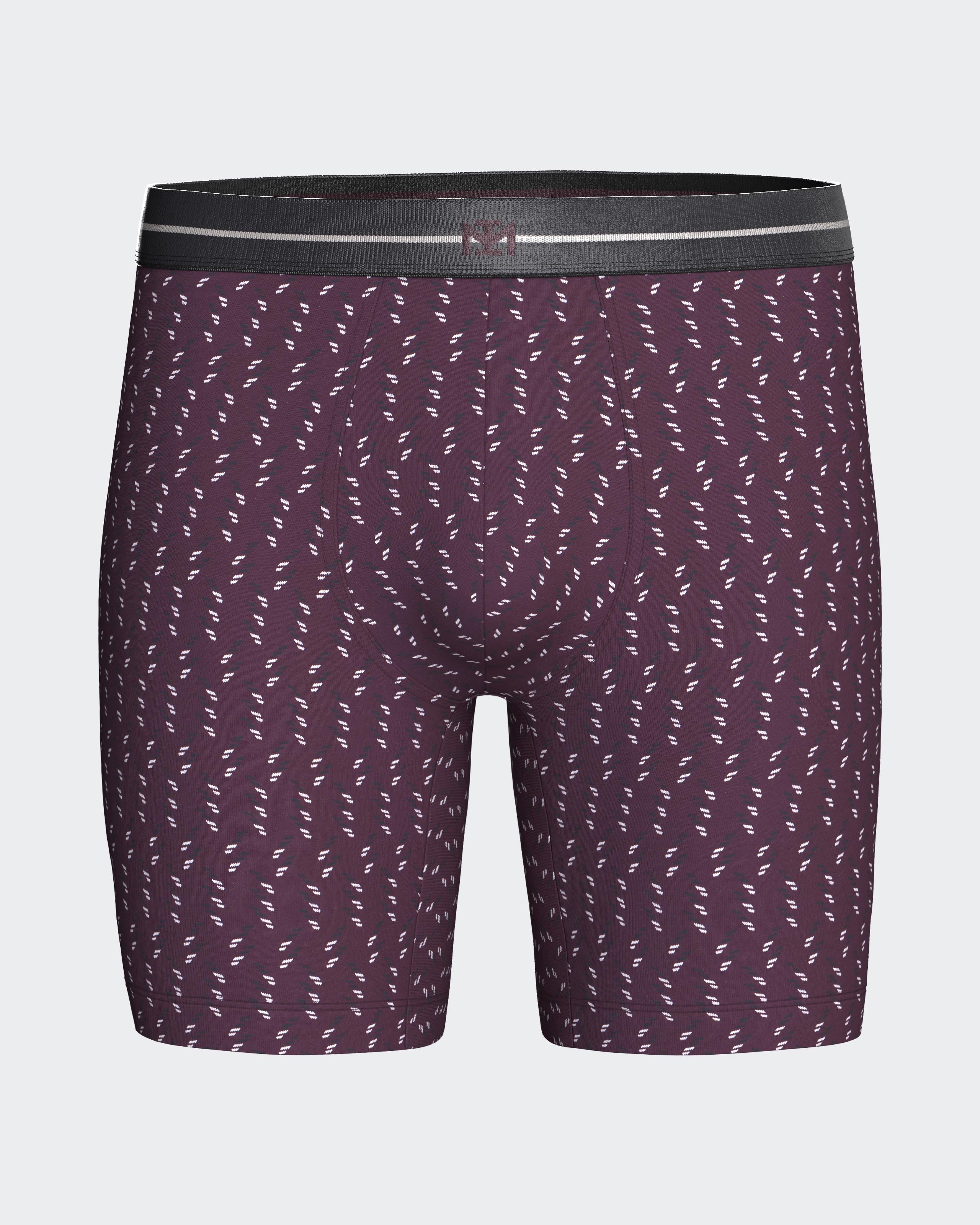 Lange Herren-Boxershorts aus Modal-Baumwolle