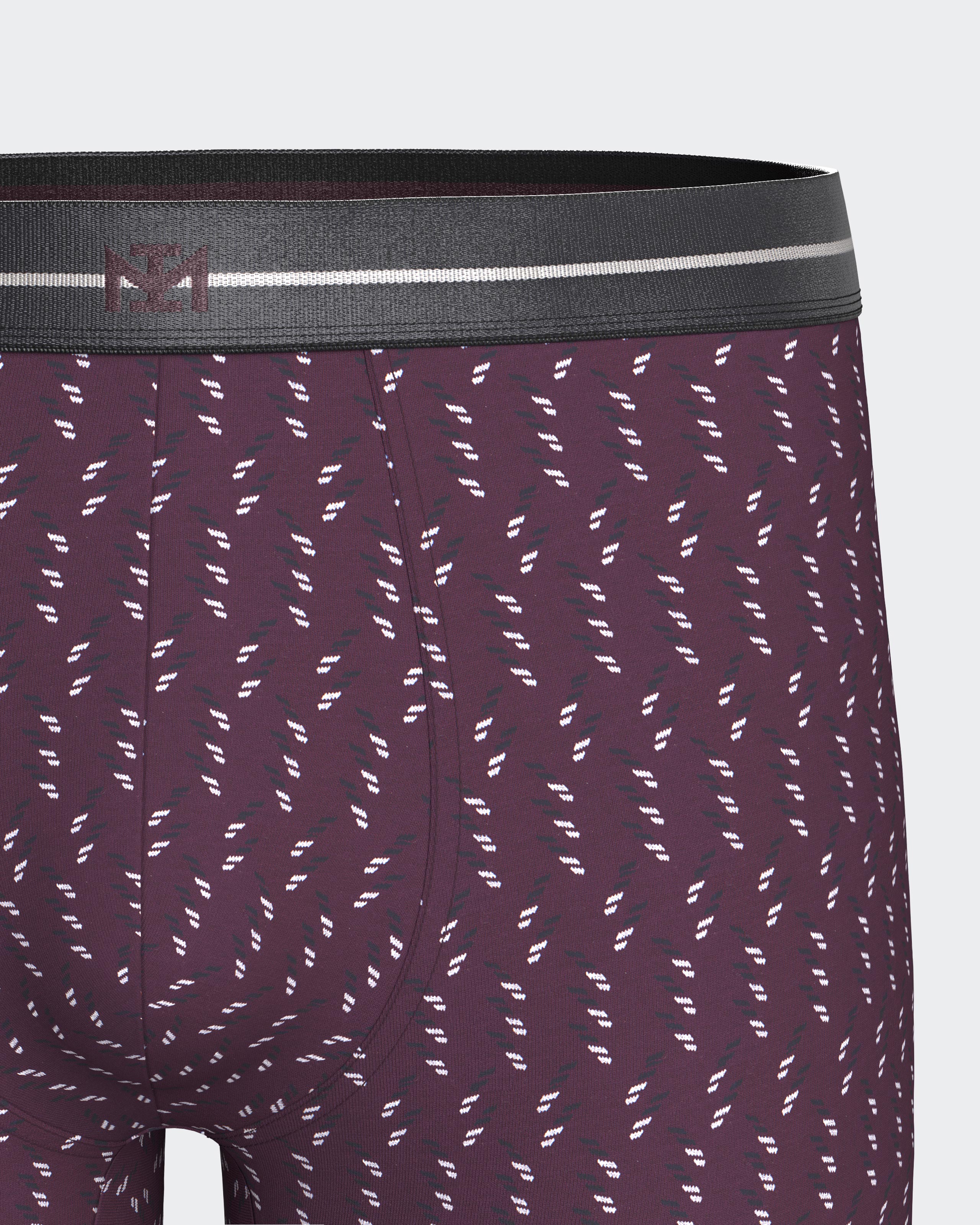 Lange Herren-Boxershorts aus Modal-Baumwolle