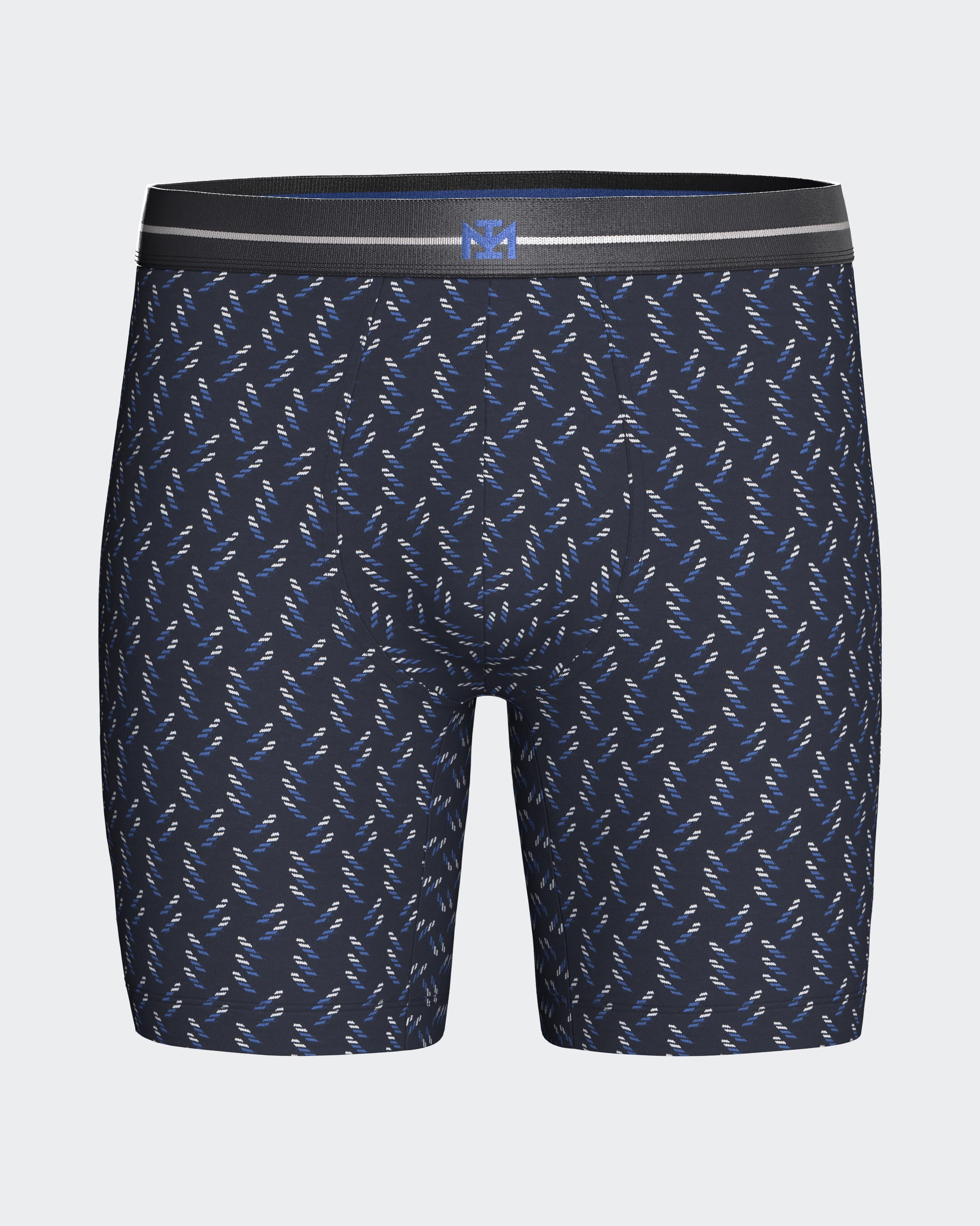 Lange Herren-Boxershorts aus Modal-Baumwolle