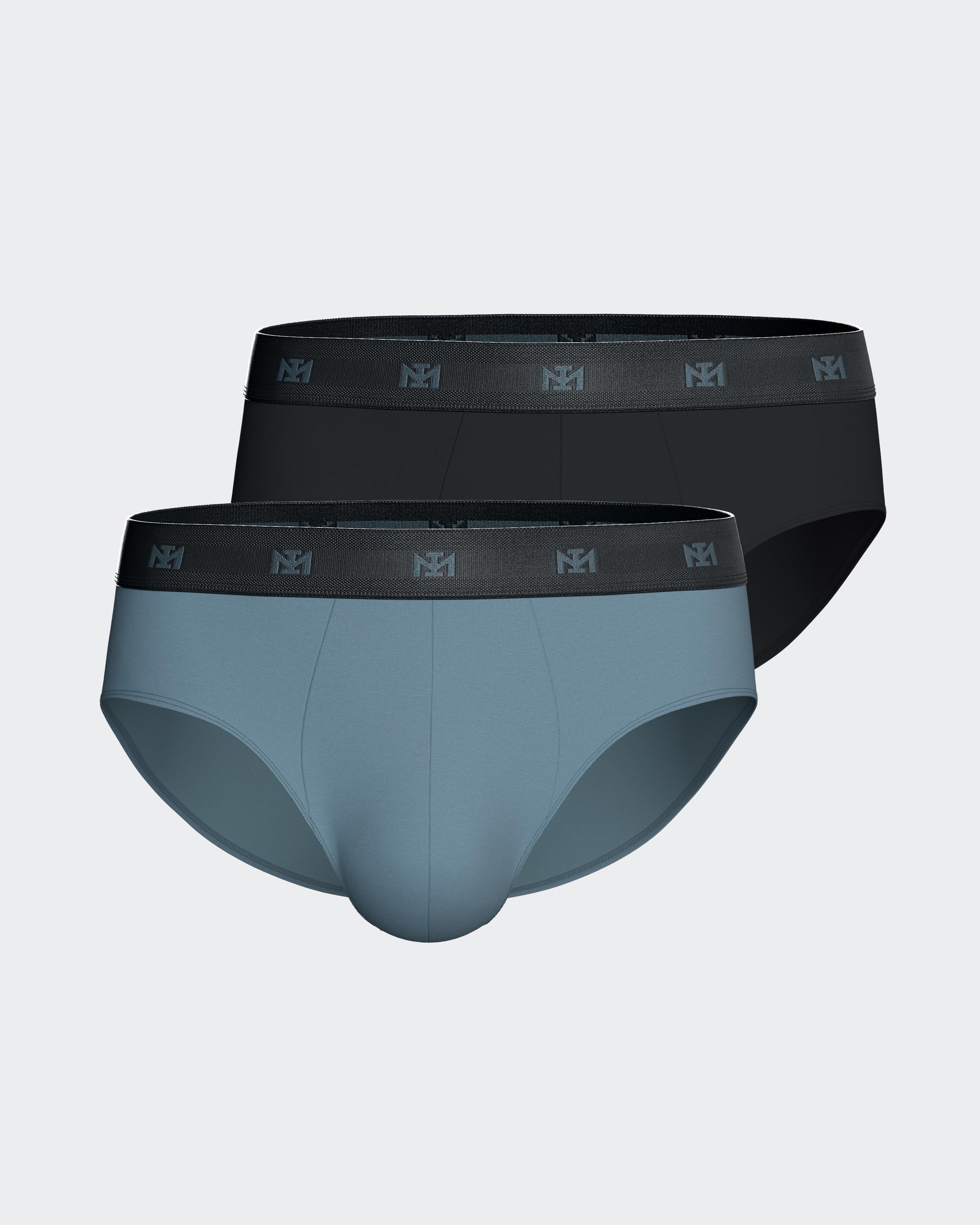 Pack 2 slips de punto de hombre en Lyocell