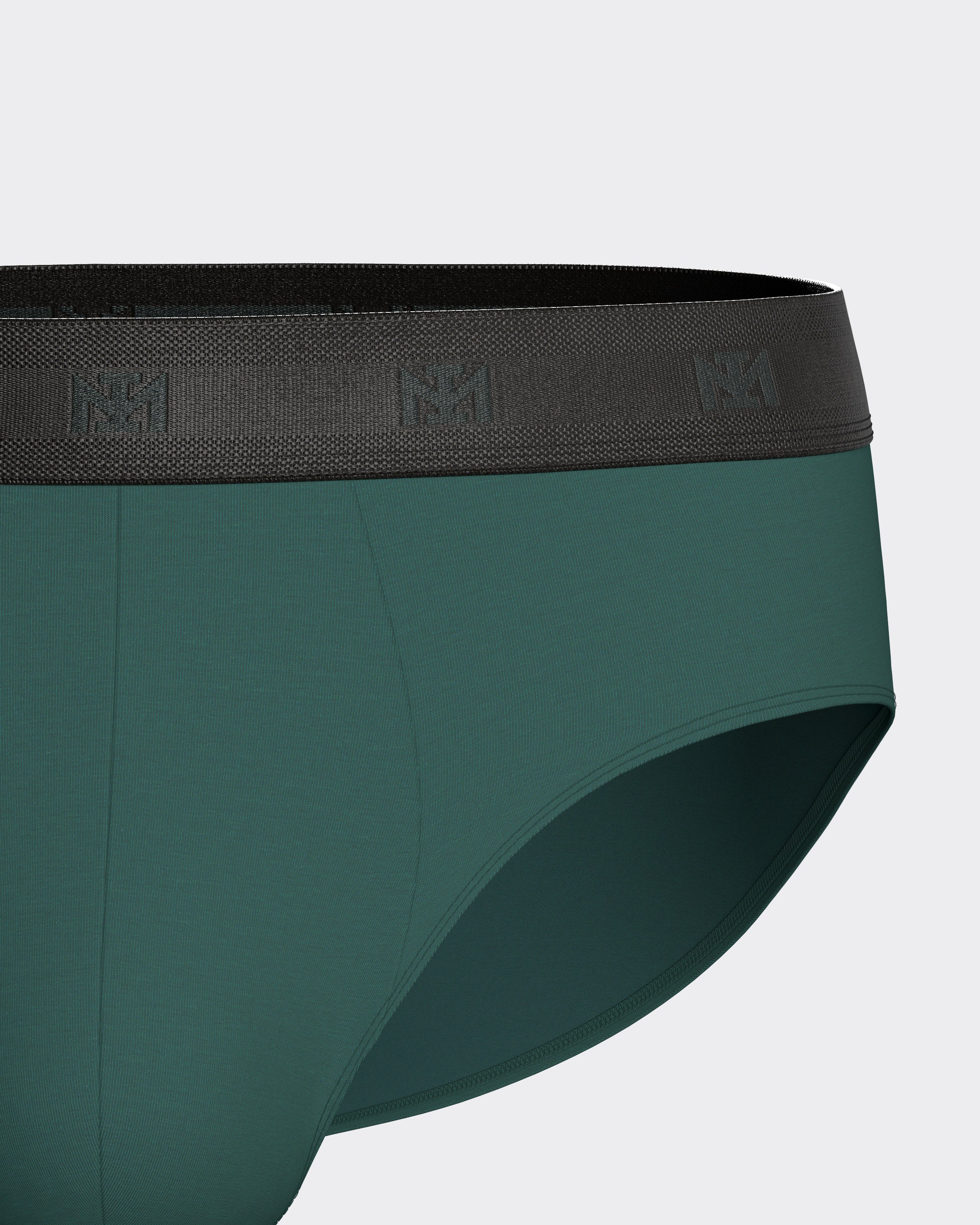 Pack 2 slips de punto de hombre en Lyocell