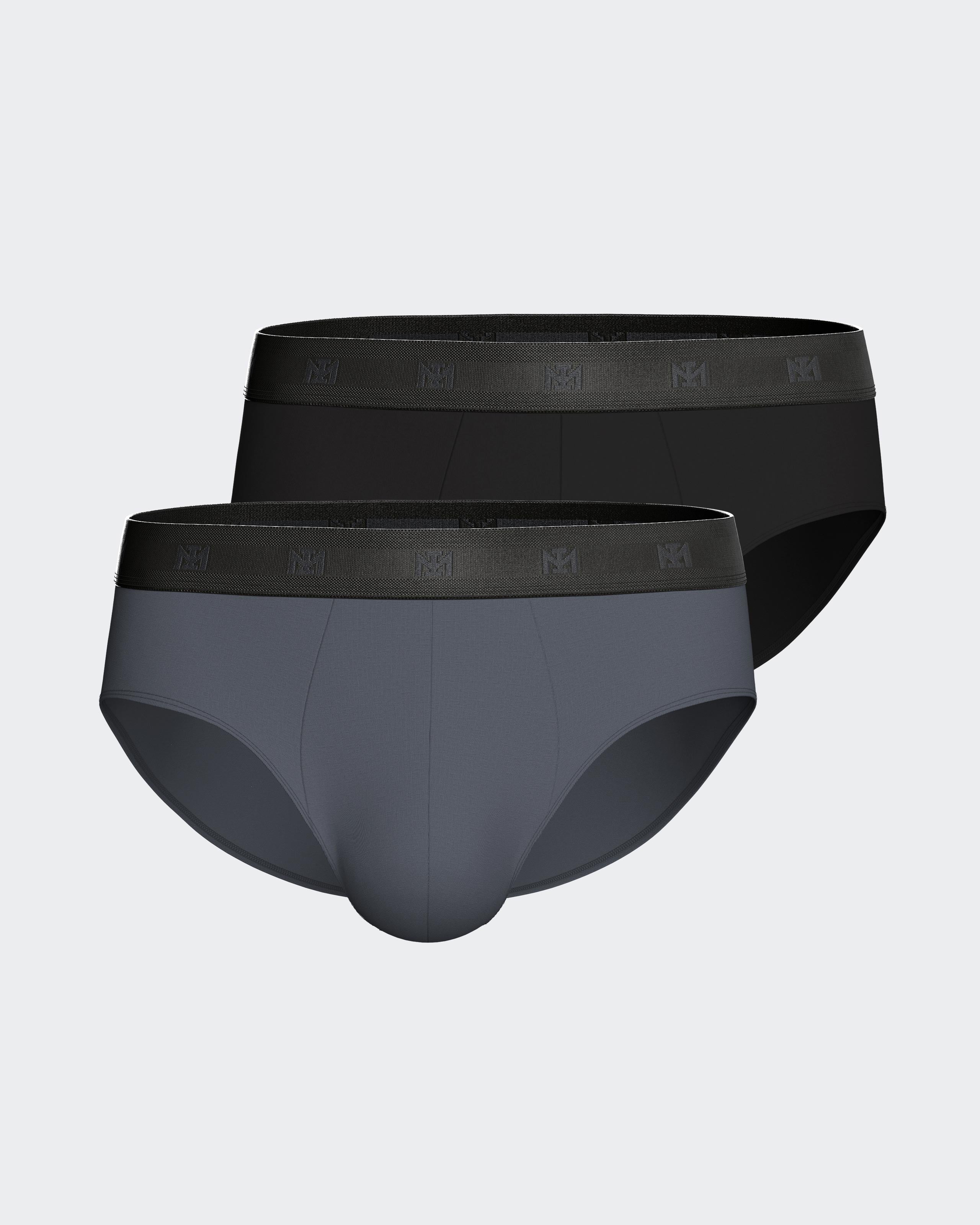 Pack de 2 slips de homem em Lyocell