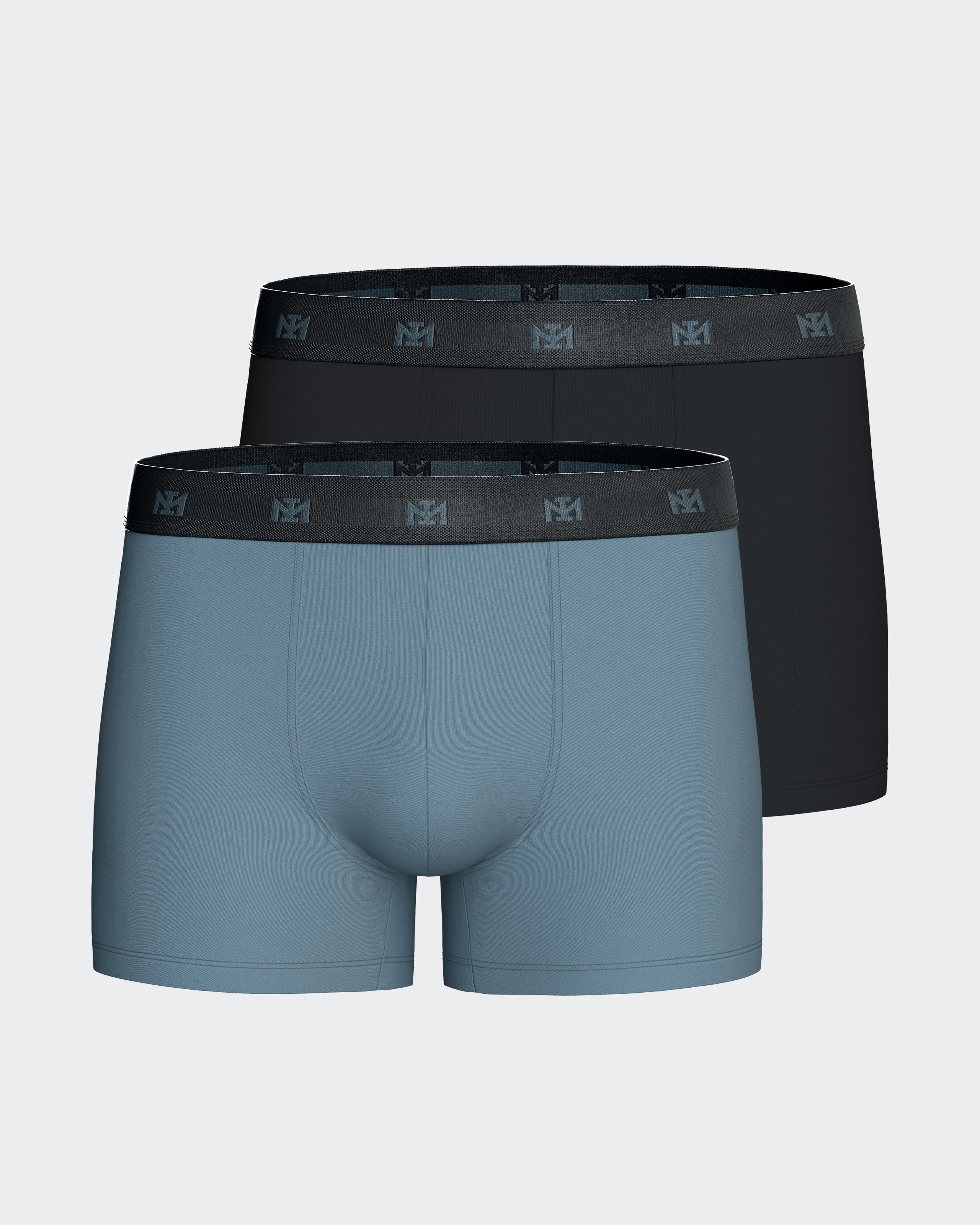 Pack of 2 men's boxer in Lyocell