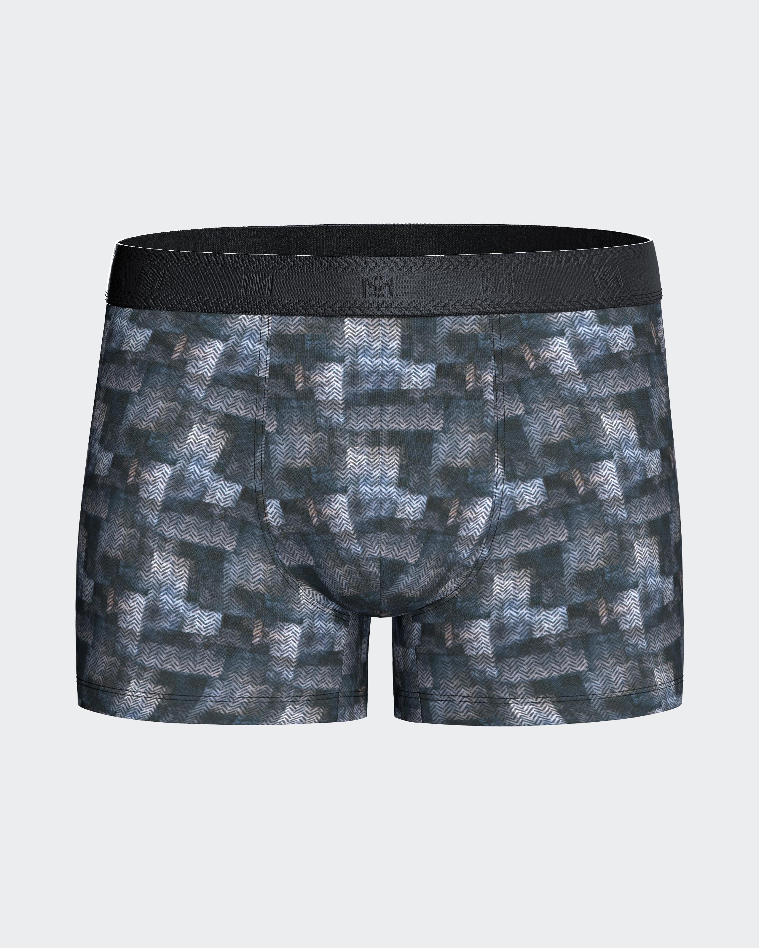 Bedruckte Boxershorts aus recyceltem Polyester