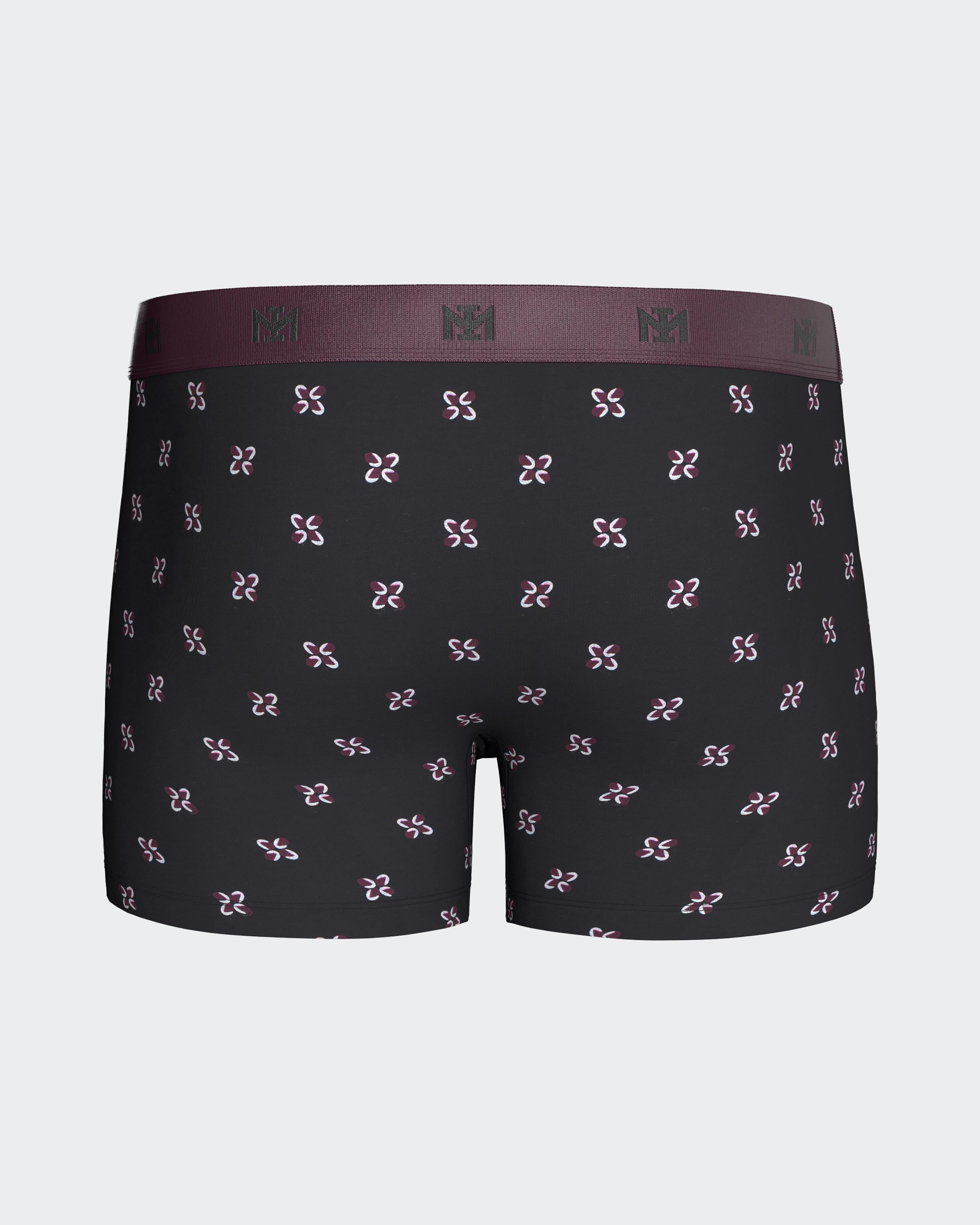 Boxer de homem estampado em algodão