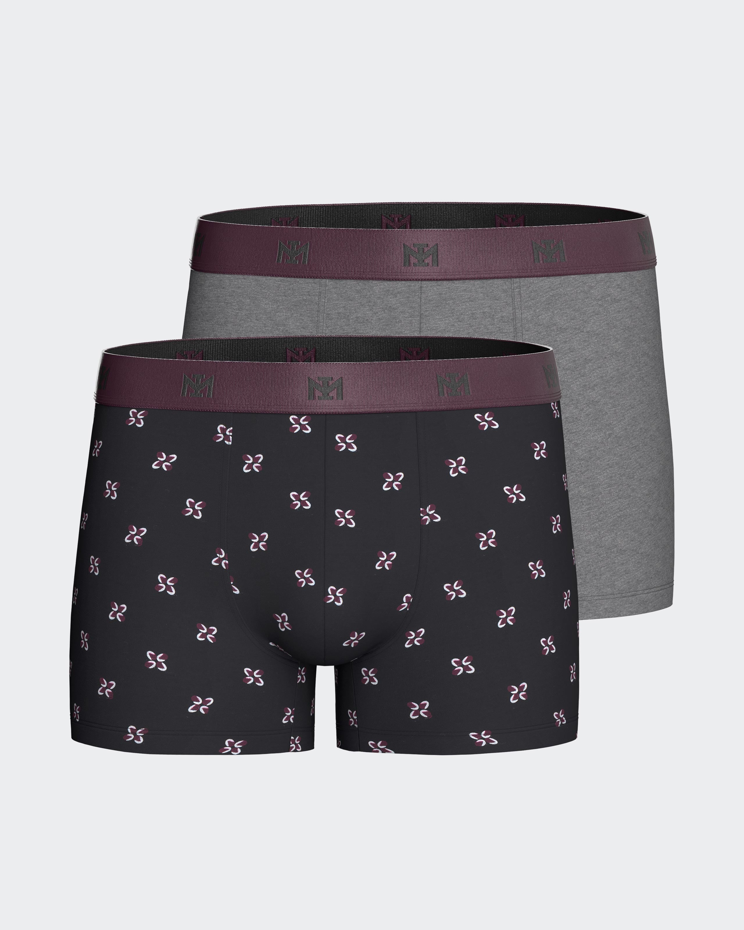 Pack de 2 Boxers de homem em algodão