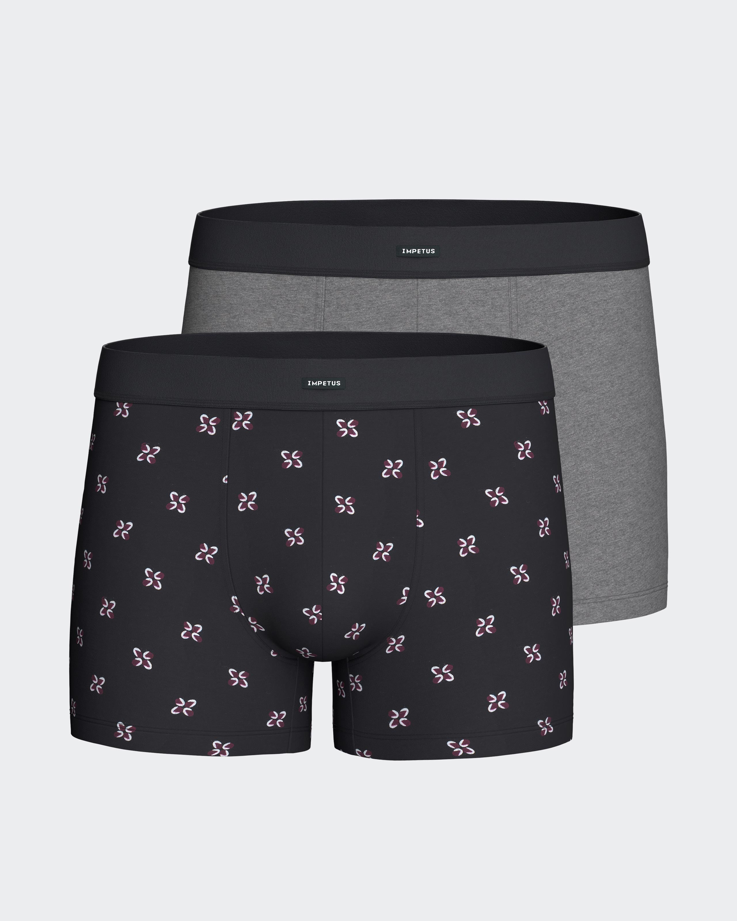 Pack 2 boxers de punto de hombre en algodón