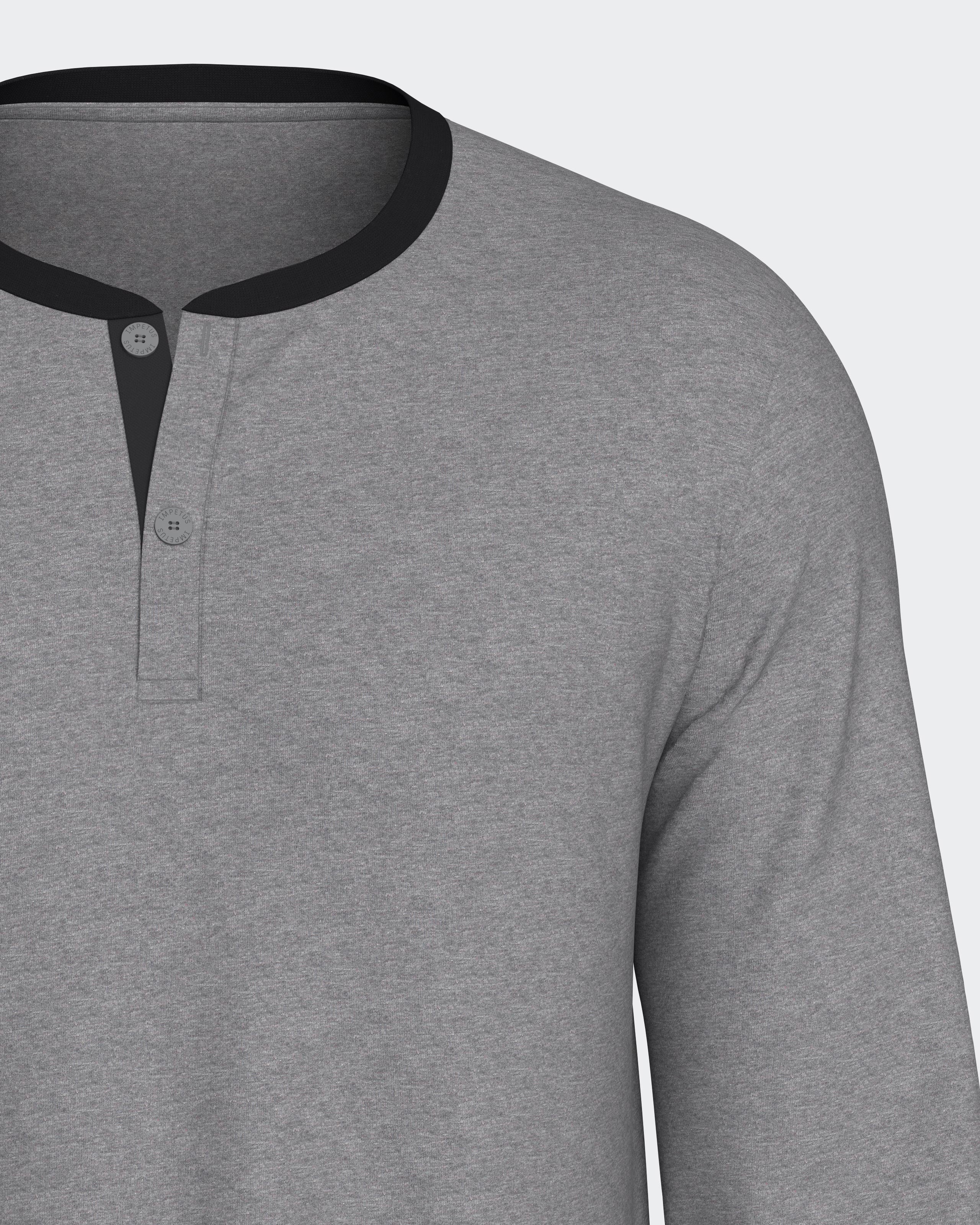 Men's pyjama in cotton with cuffs