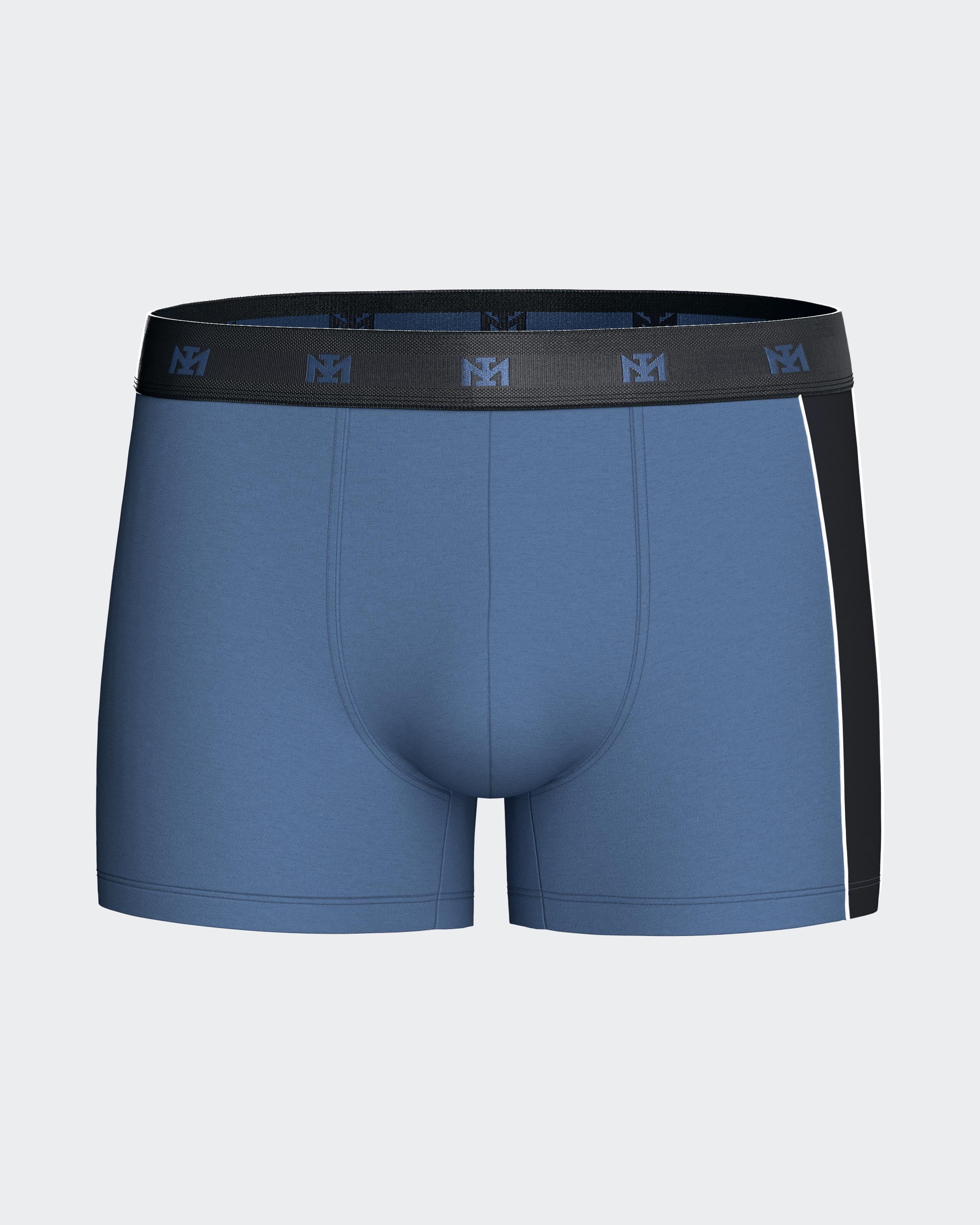 Pack 2 boxers de punto de hombre en algodón