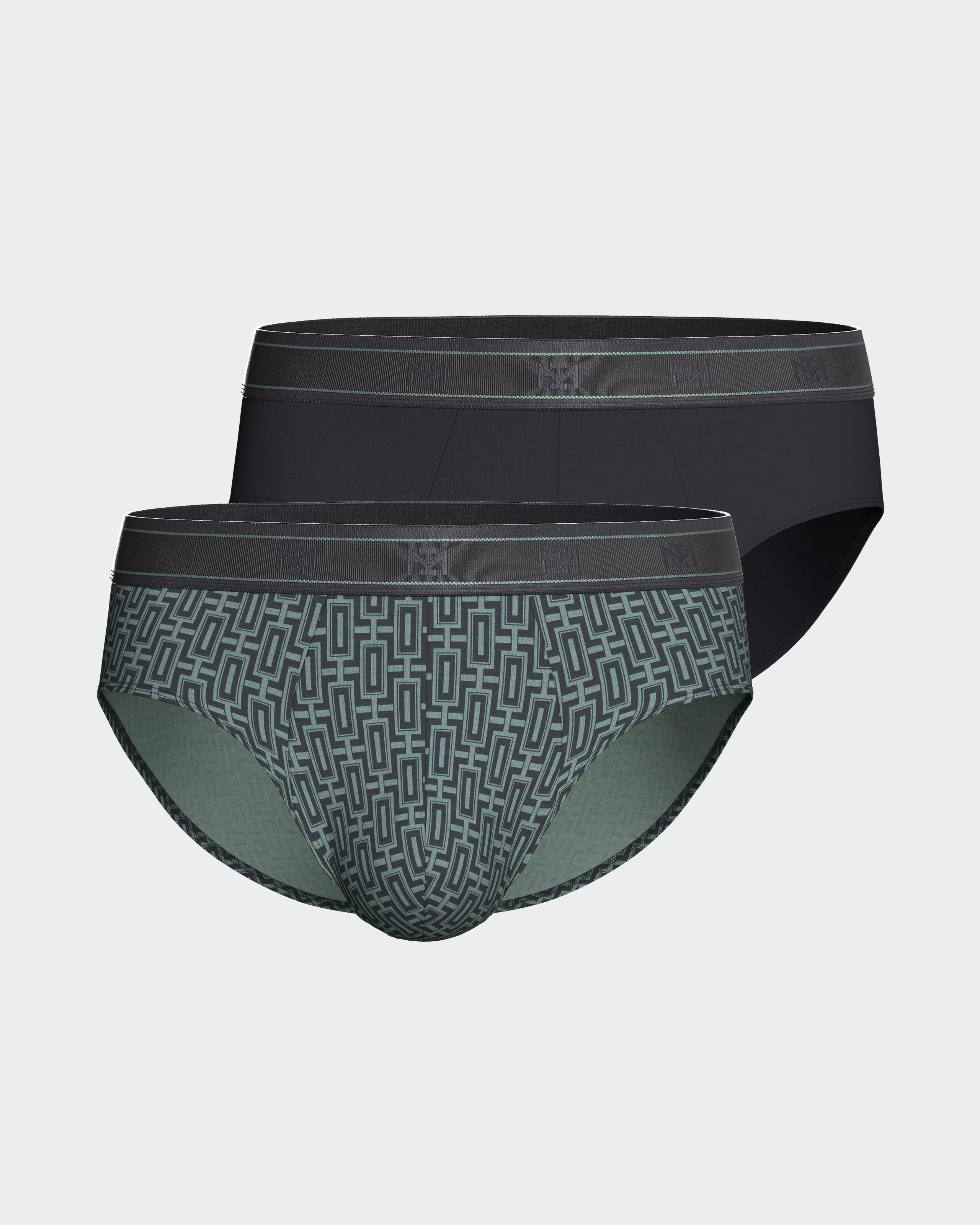 Pack 2 slips de punto de hombre en Algodón Modal