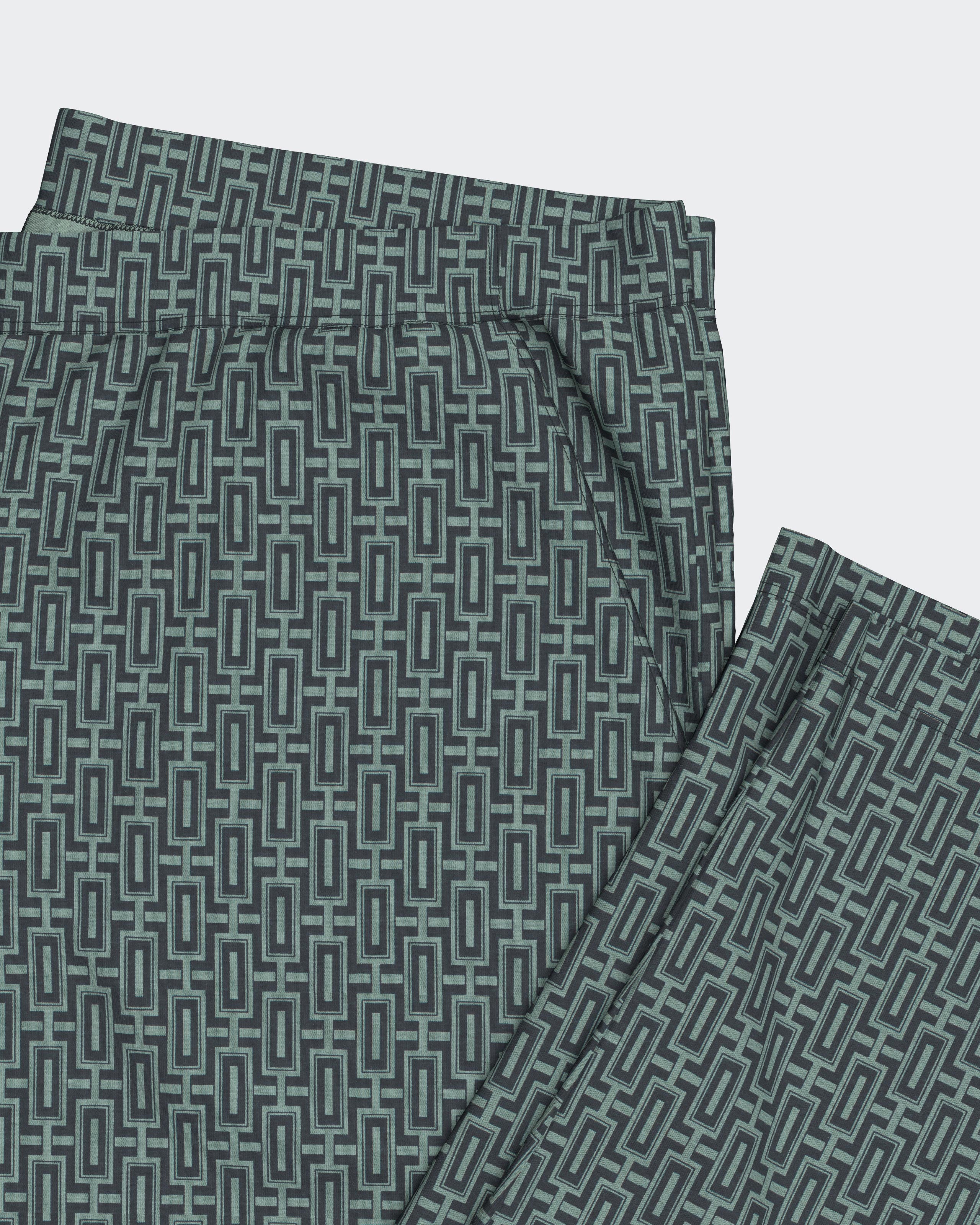 Men's long pyjama in Modal cotton
