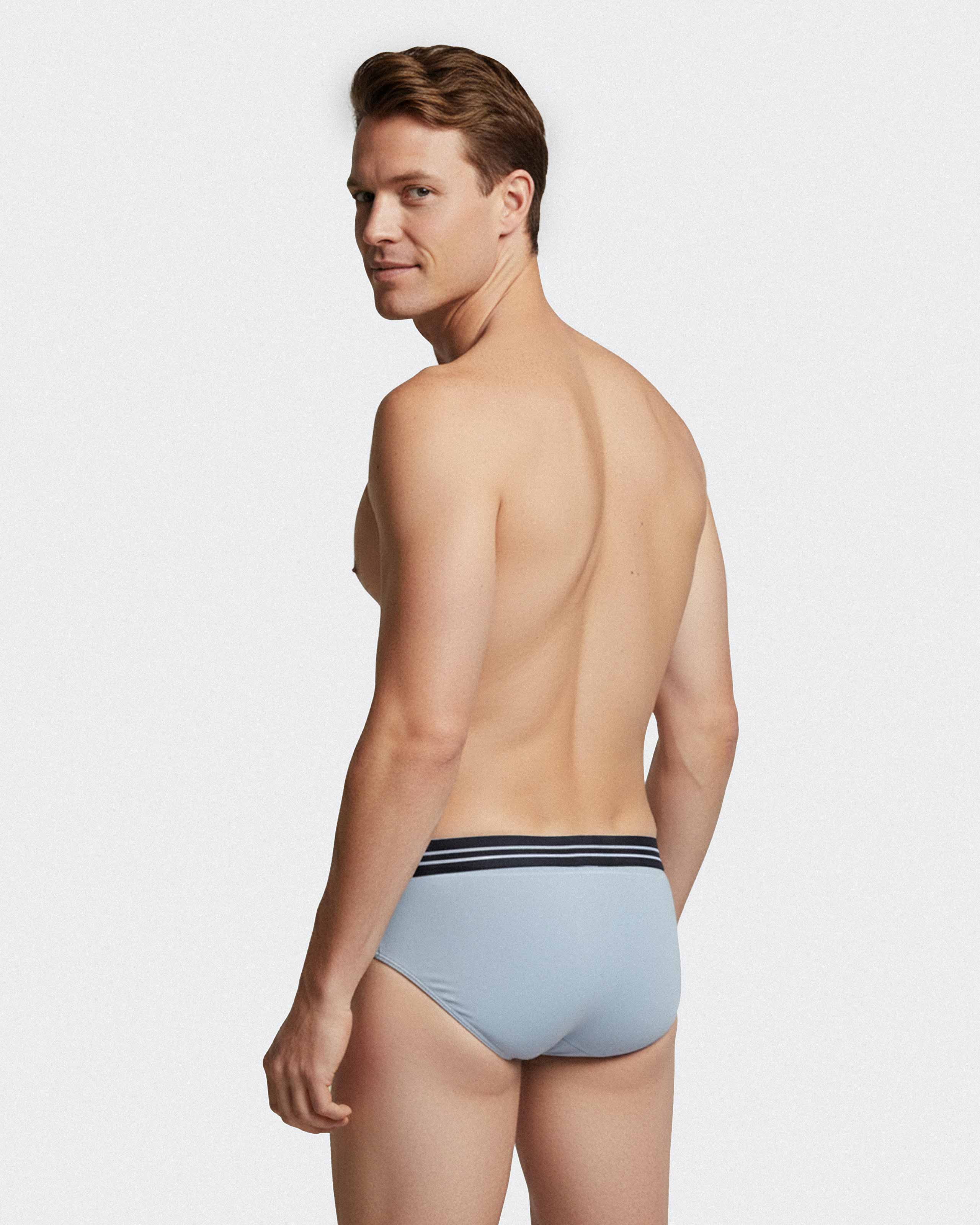 Pack of 3 men's cotton briefs