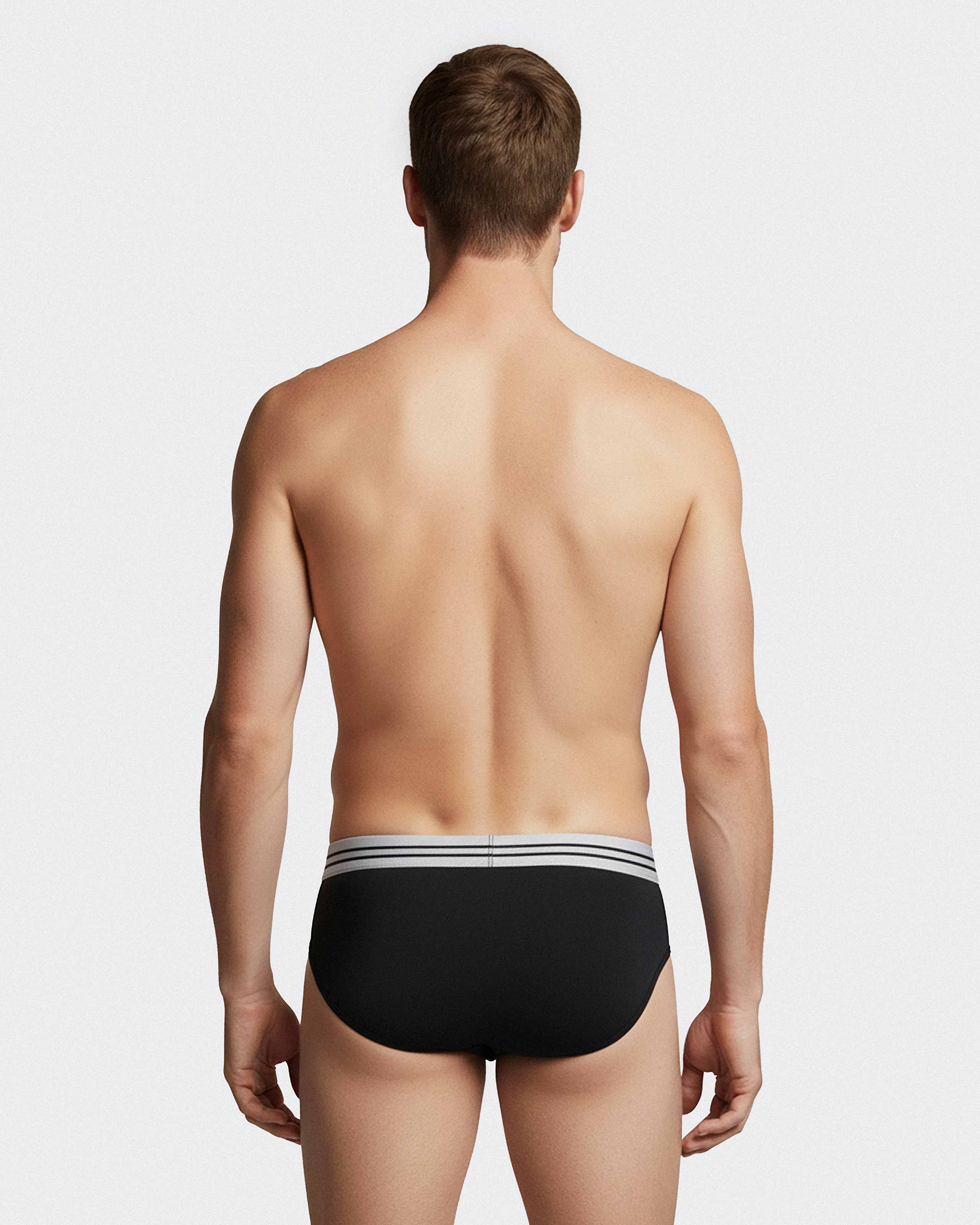 Pack of 3 men's cotton briefs