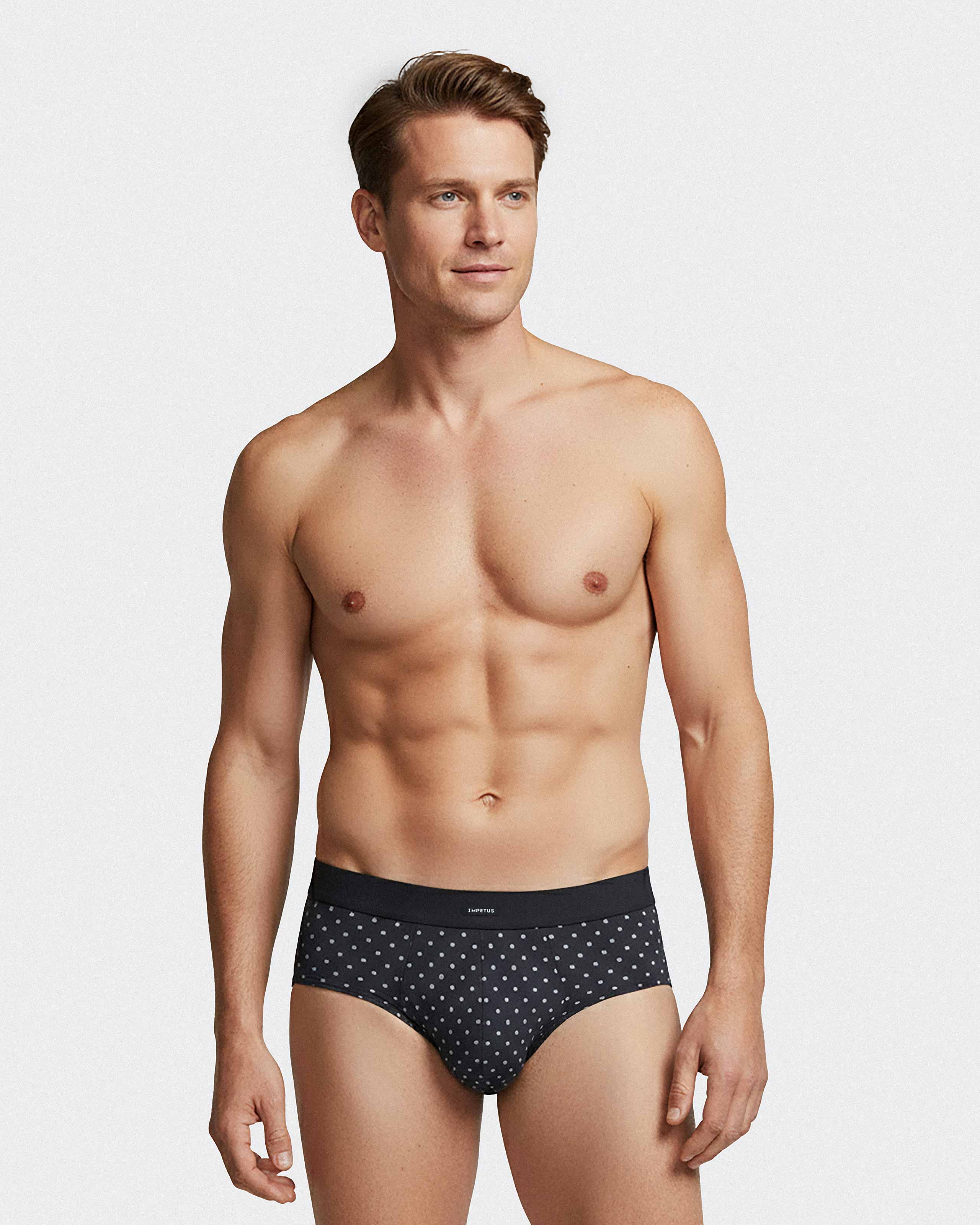 Pack of 3 men's cotton briefs