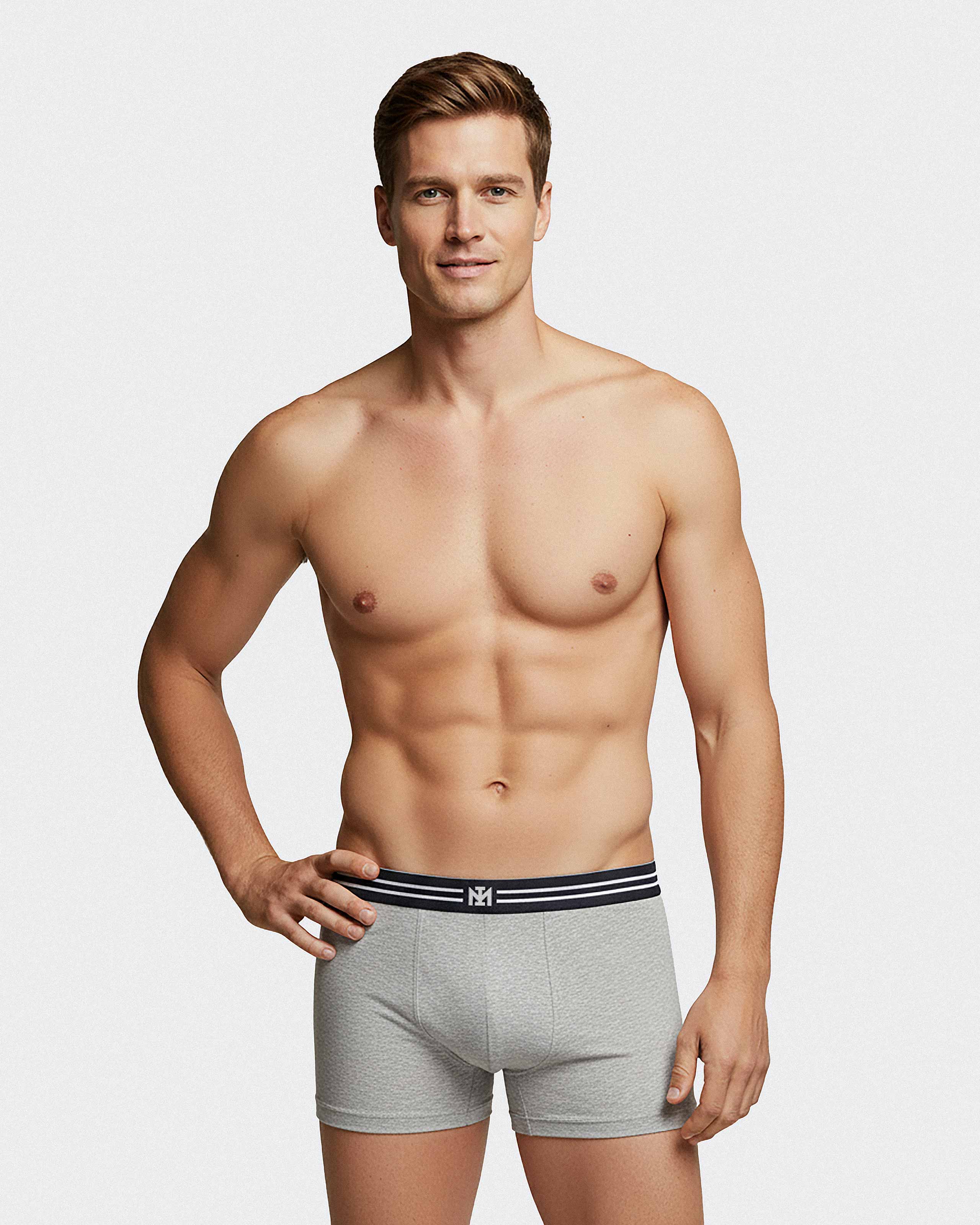 Pack de 3 Boxers de homem em Algodão