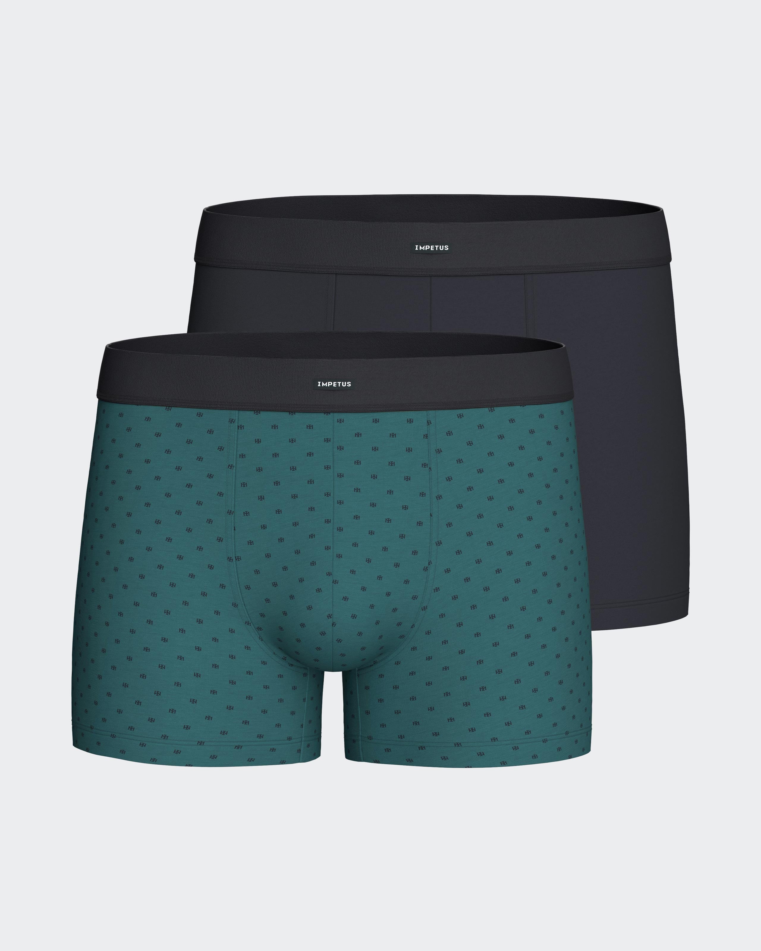 Pack of 2 Men's Boxers in Cotton