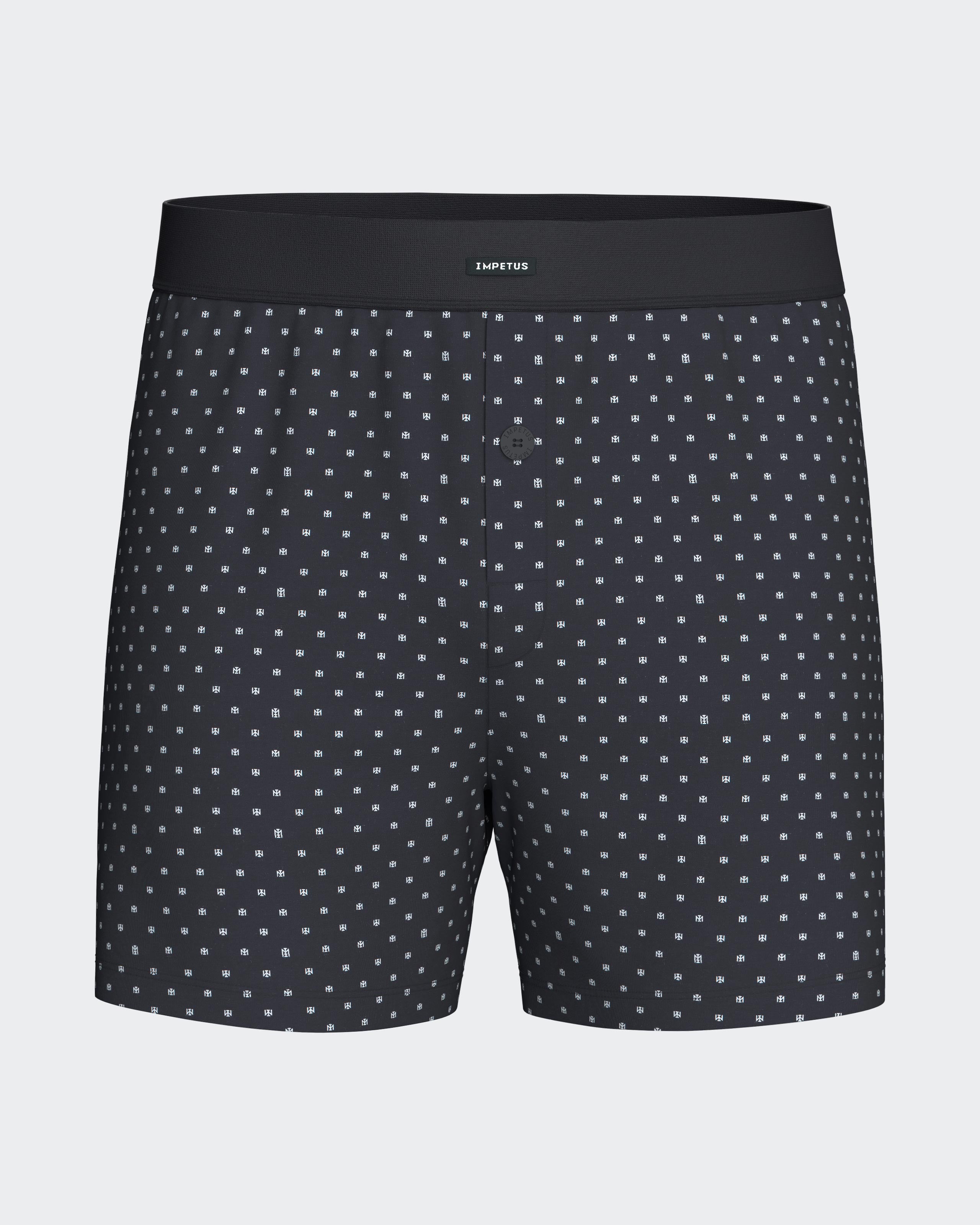 Men's boxers with button in cotton