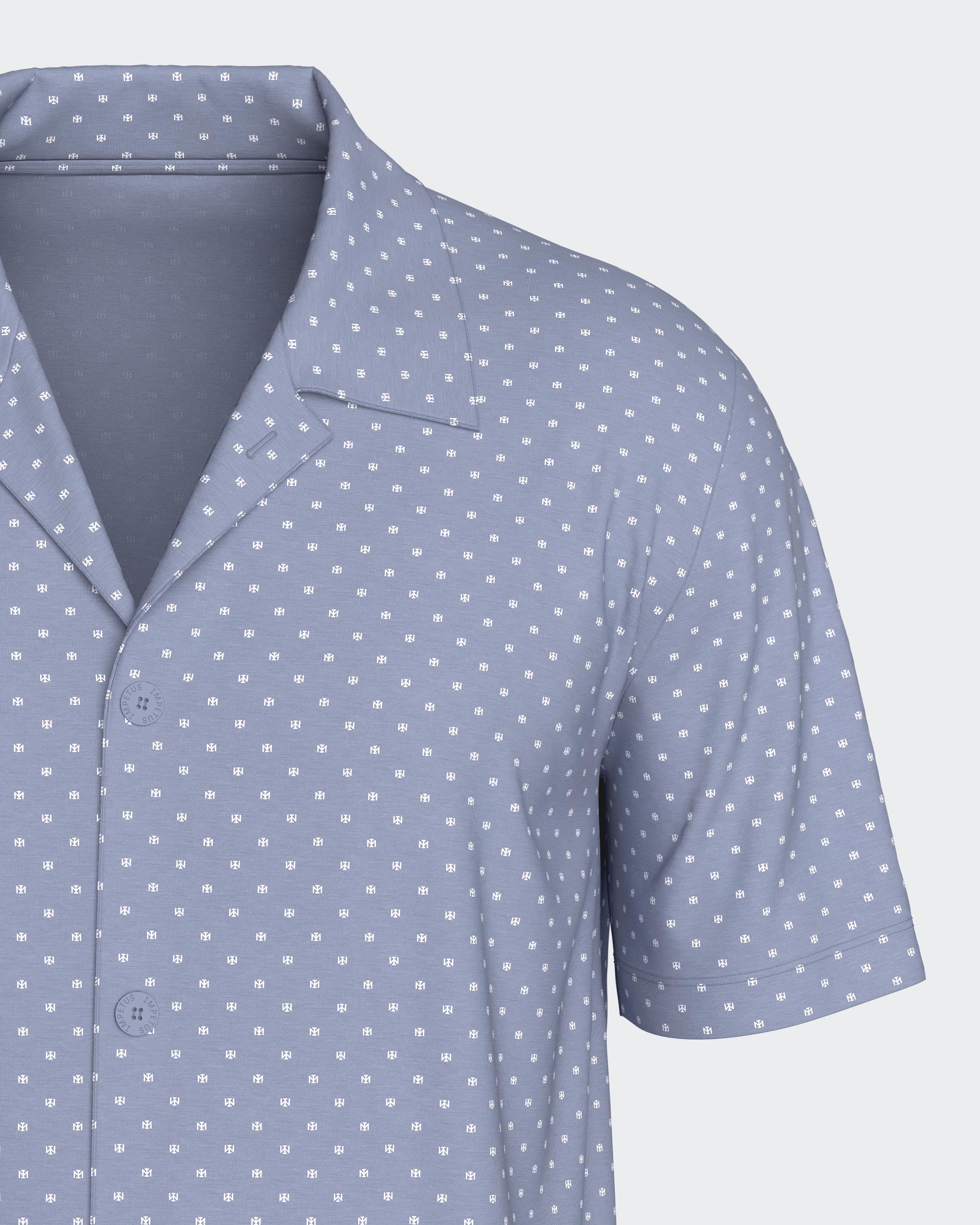 Pyjama court d'homme avec boutons en Coton