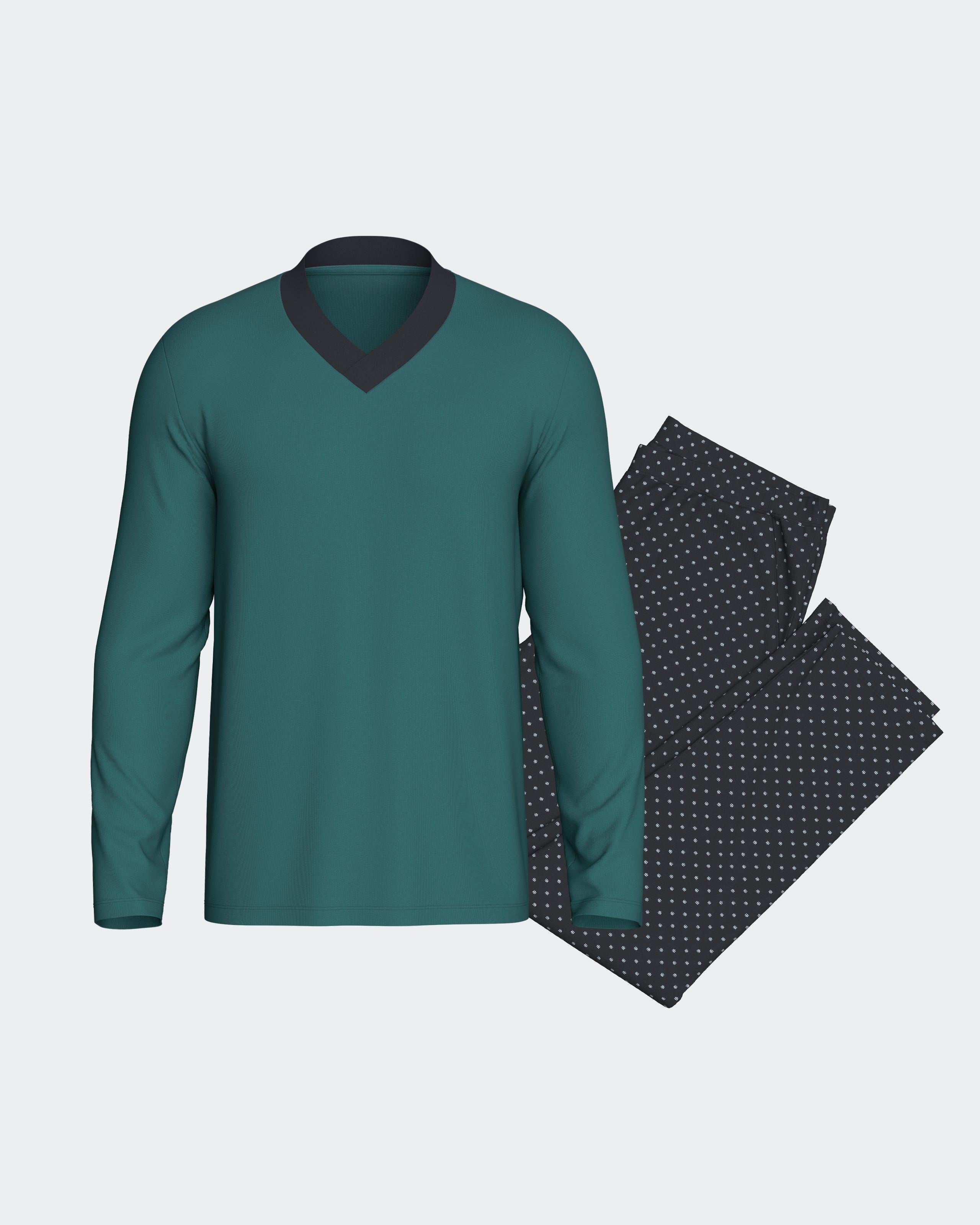 Herren-Pyjama aus Baumwolle
