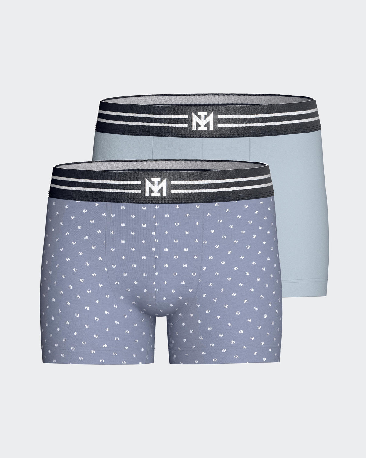 Pack of 2 boys' cotton boxer