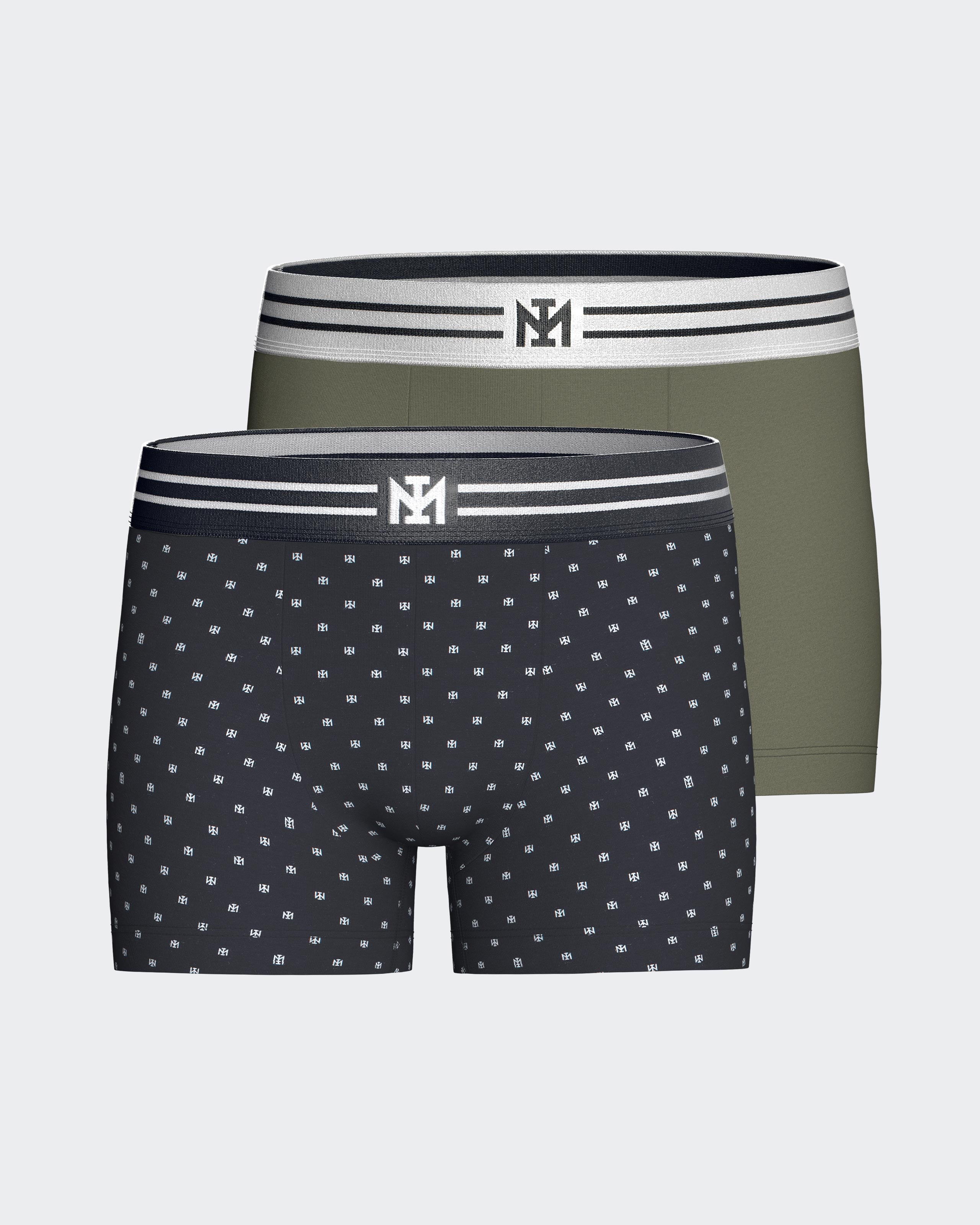 Pack of 2 boys' boxer shorts in Cotton