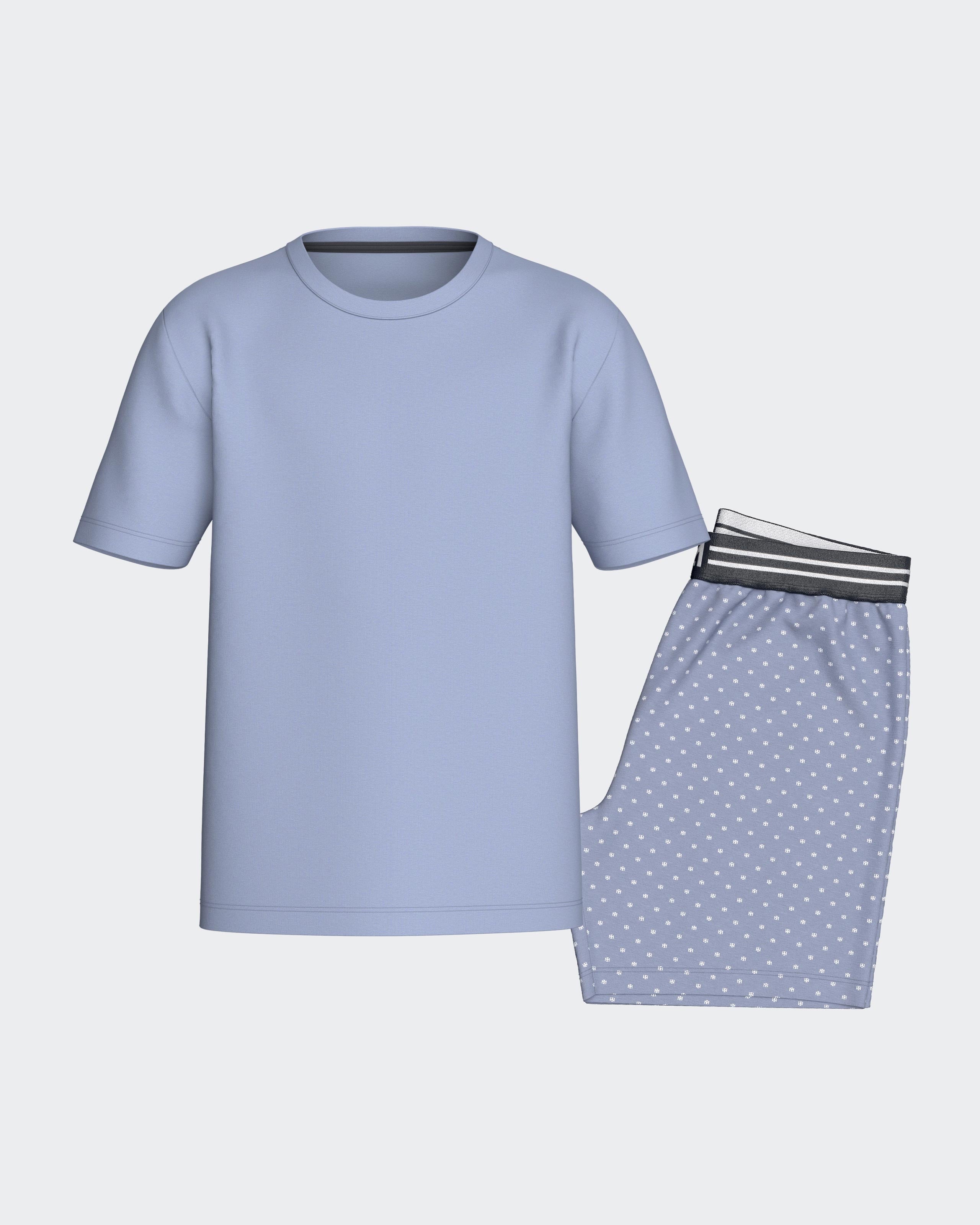 Kurzer Jungen‑Pyjama aus Baumwolle