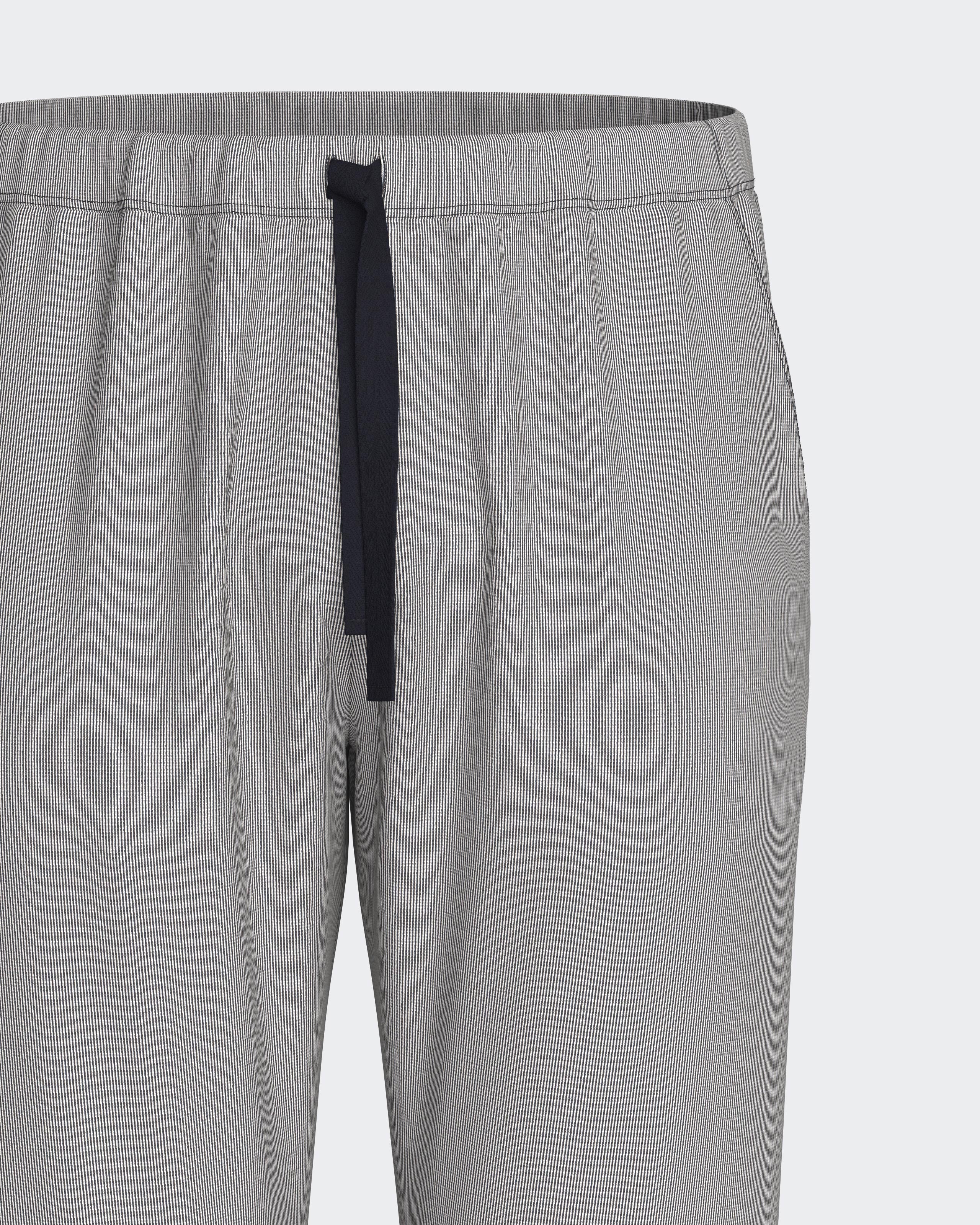 Pantalon avec imprimé jacquad en Coton